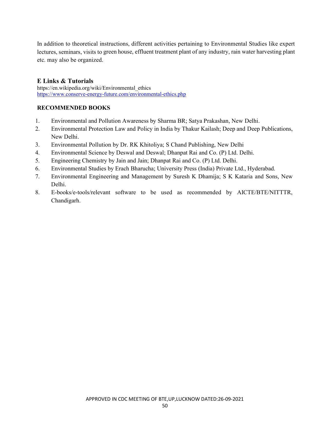 SYLLABUS FOR SEMESTER SYSTEM EFFECTIVE FROM (2021-2022) - CRAFT TECHNOLOGY - Page 50