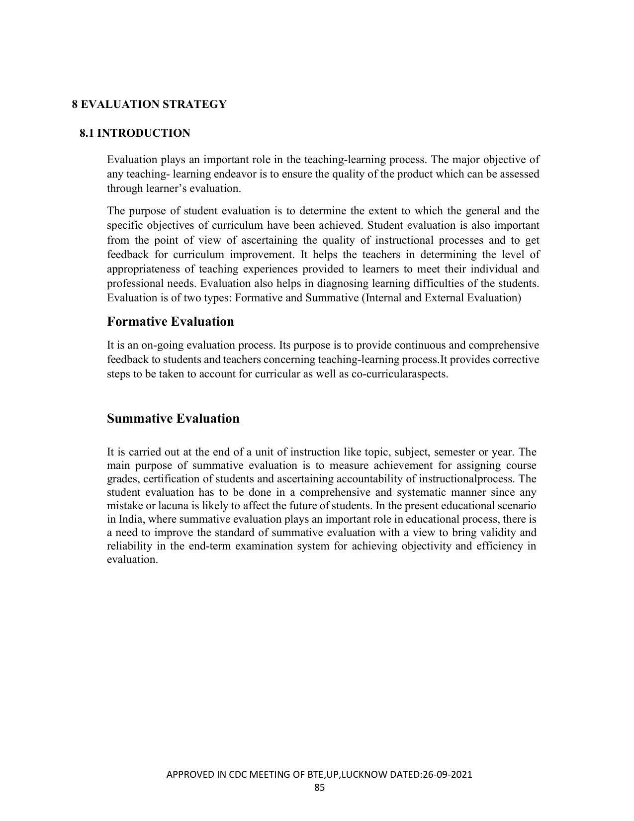 SYLLABUS FOR SEMESTER SYSTEM EFFECTIVE FROM (2021-2022) - CRAFT TECHNOLOGY - Page 85