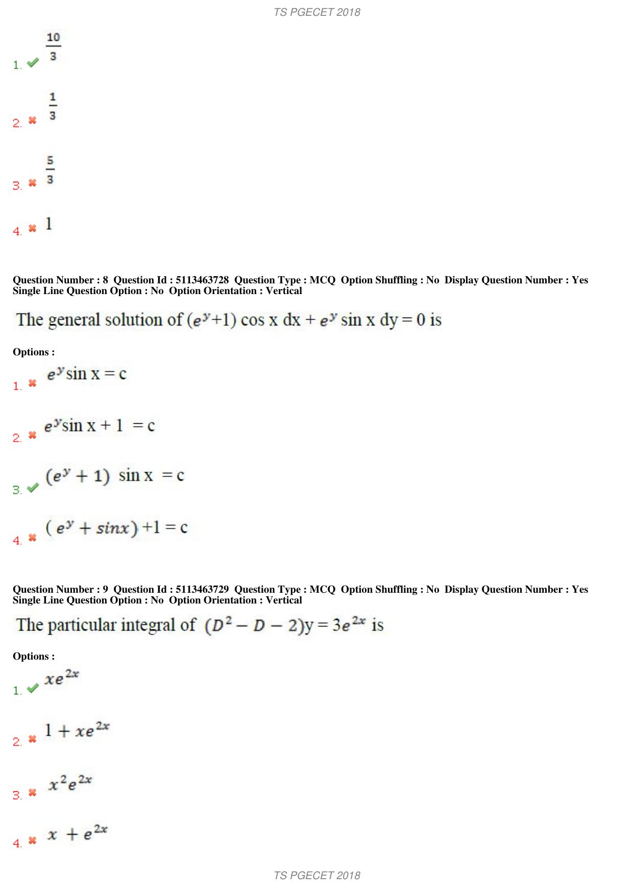TS PGECET 2018: Chemical Engineering Question Papers - Page 4