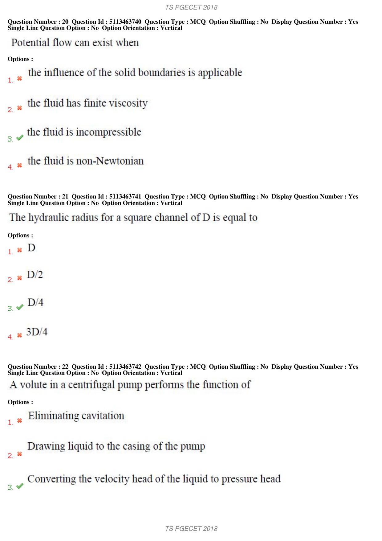 TS PGECET 2018: Chemical Engineering Question Papers - Page 9