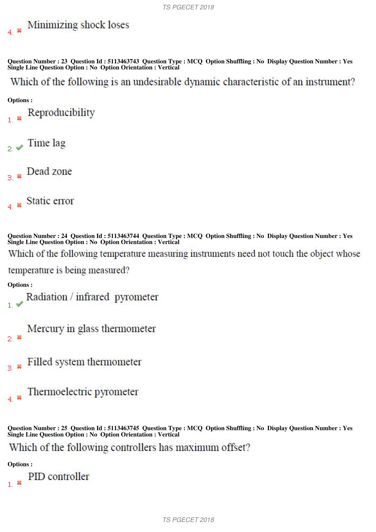 TS PGECET 2018: Chemical Engineering Question Papers - Page 10