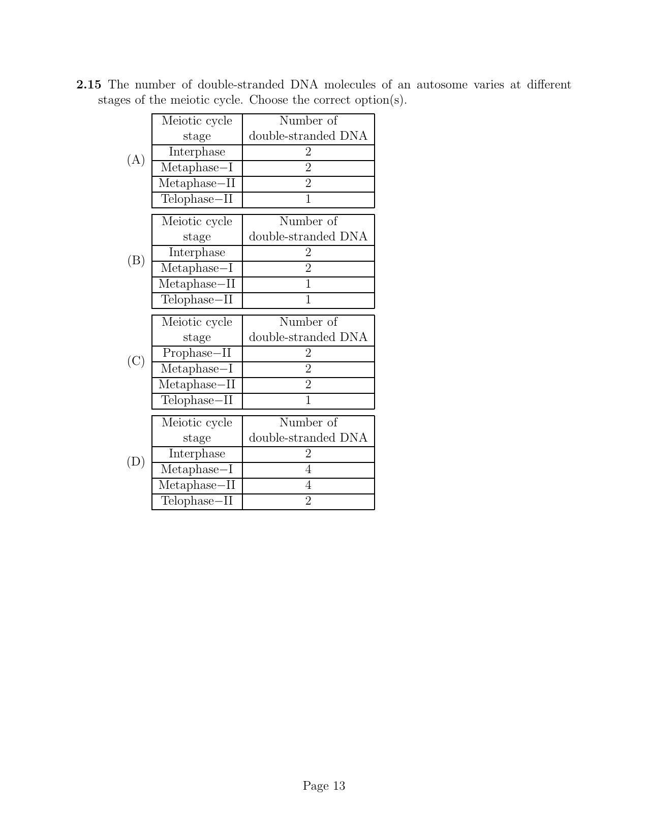 NEST 2017 Question Paper - Page 13