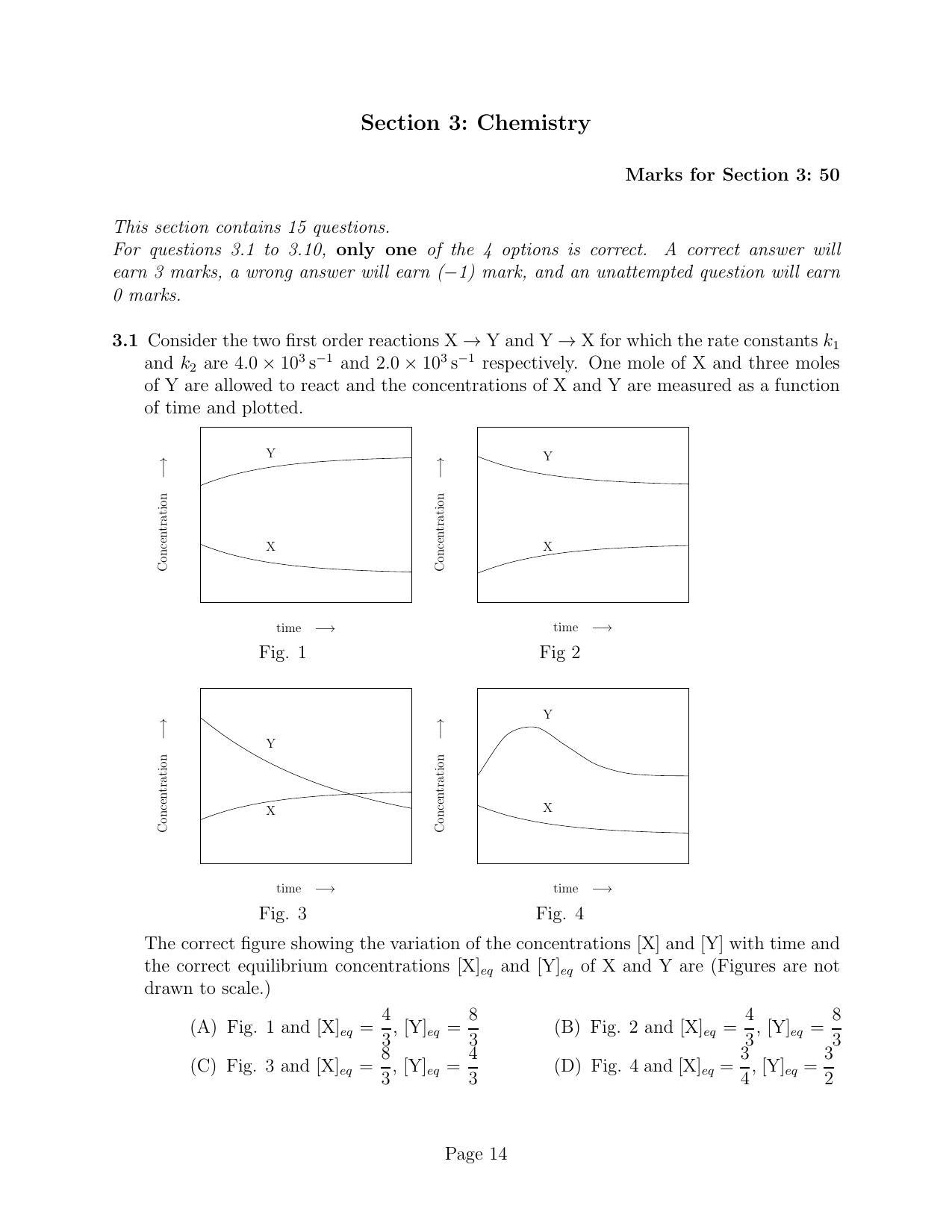 NEST 2017 Question Paper - Page 14