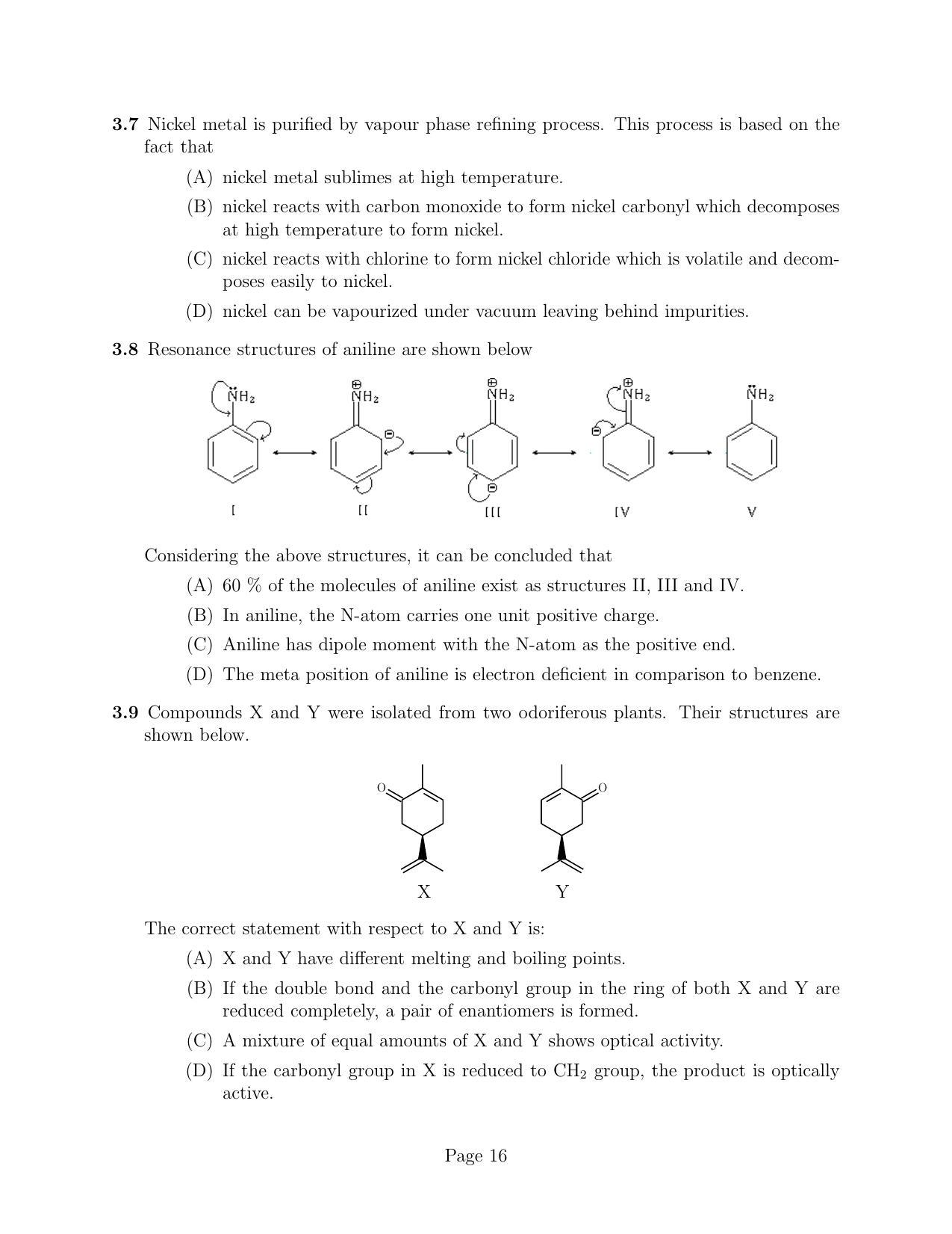 NEST 2017 Question Paper - Page 16