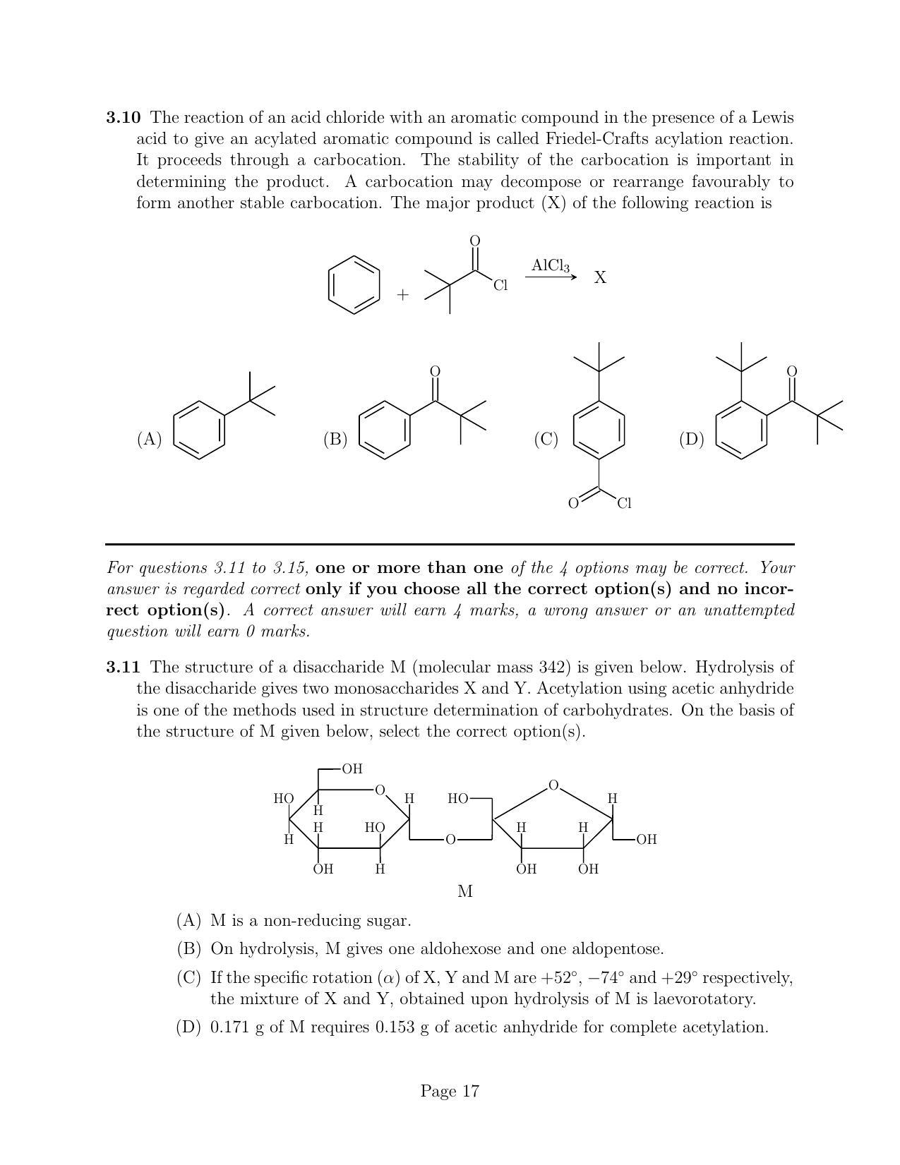 NEST 2017 Question Paper - Page 17