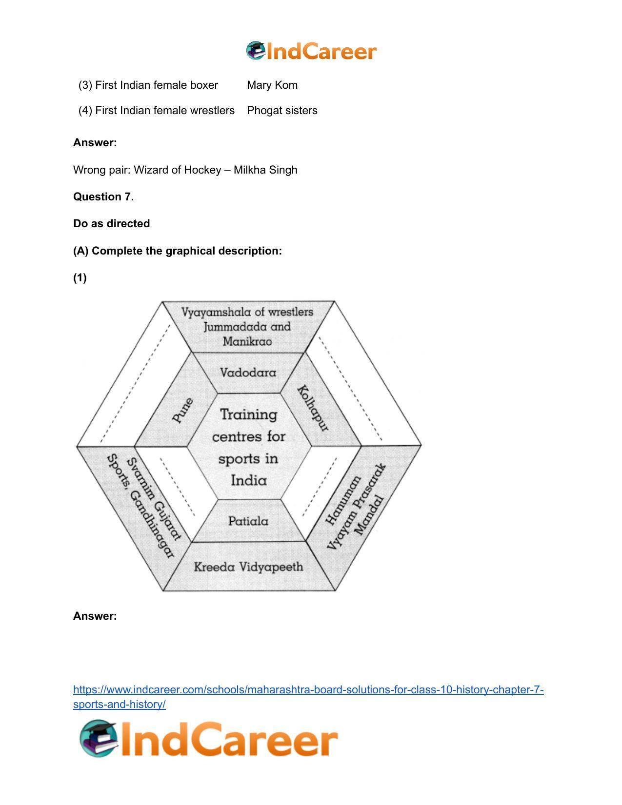 Maharashtra Board Solutions for Class 10- History: Chapter 7- Sports and History - Page 12
