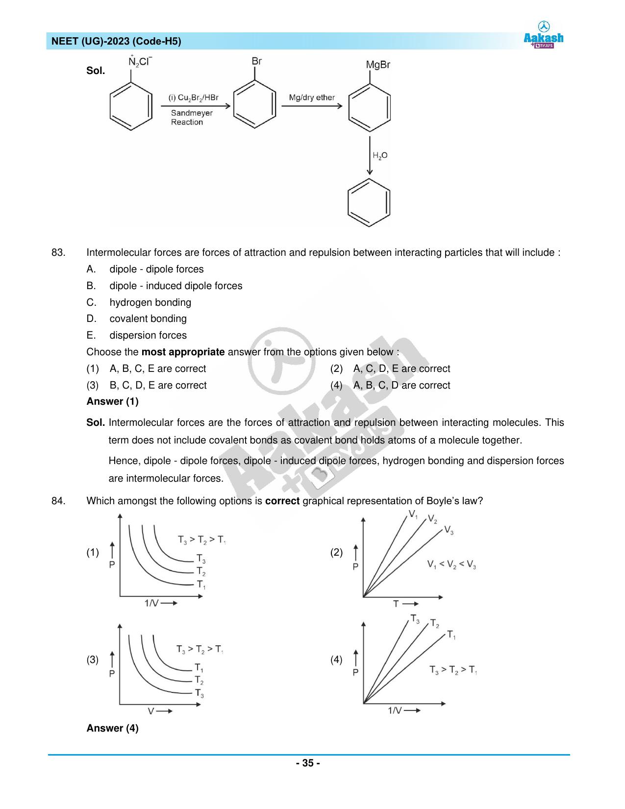 NEET 2023 Question Paper H5 - Page 35