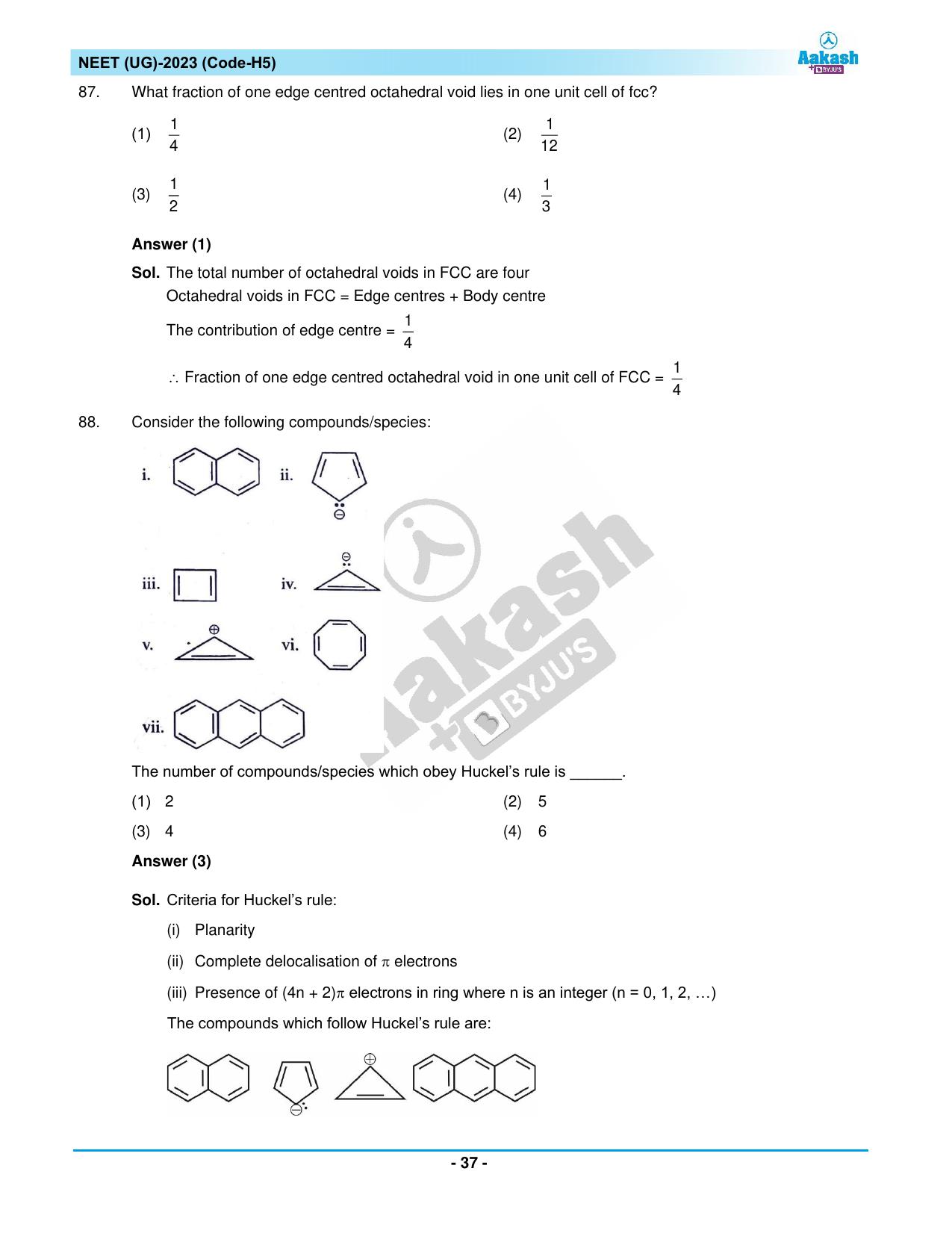 NEET 2023 Question Paper H5 - Page 37