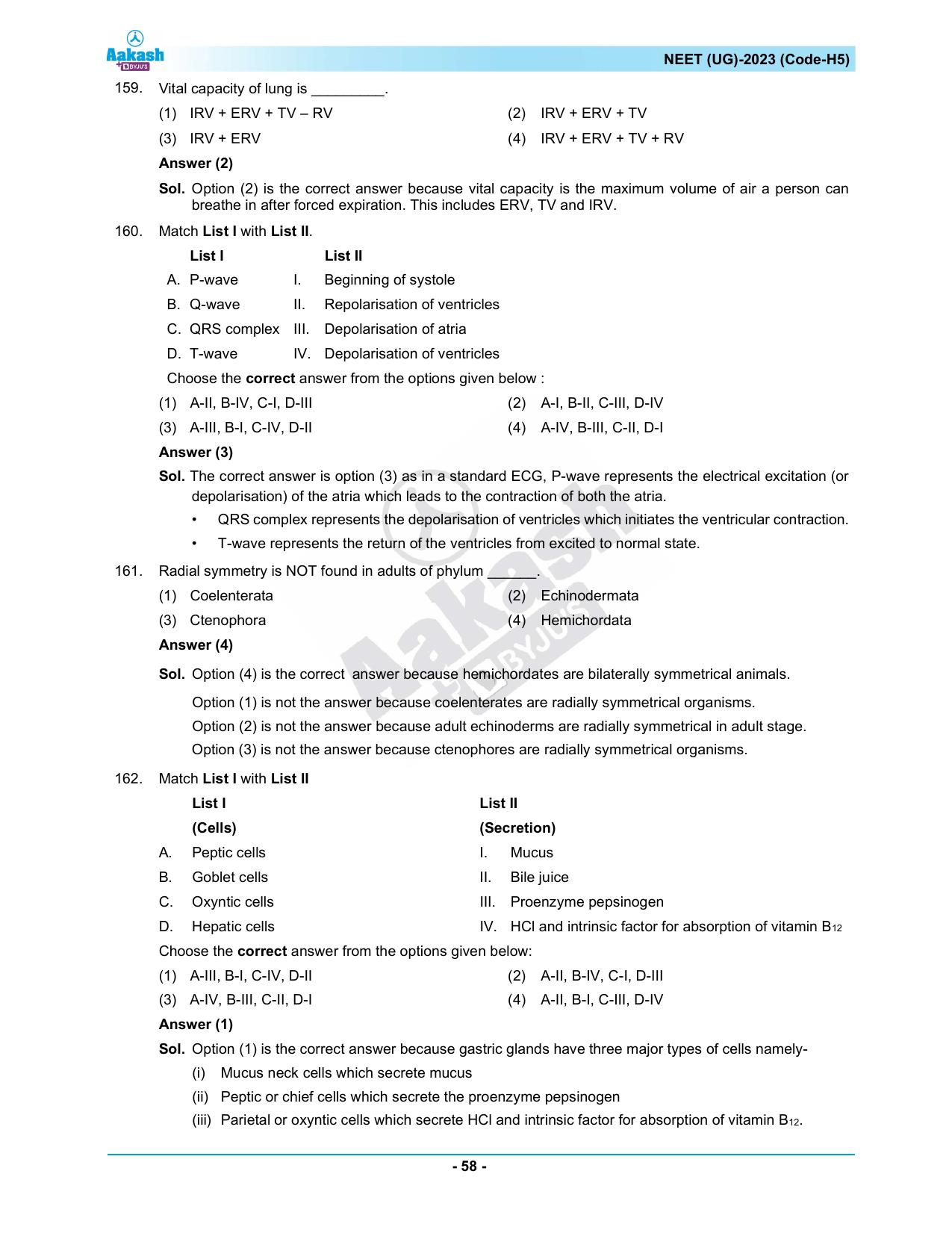 NEET 2023 Question Paper H5 - Page 58