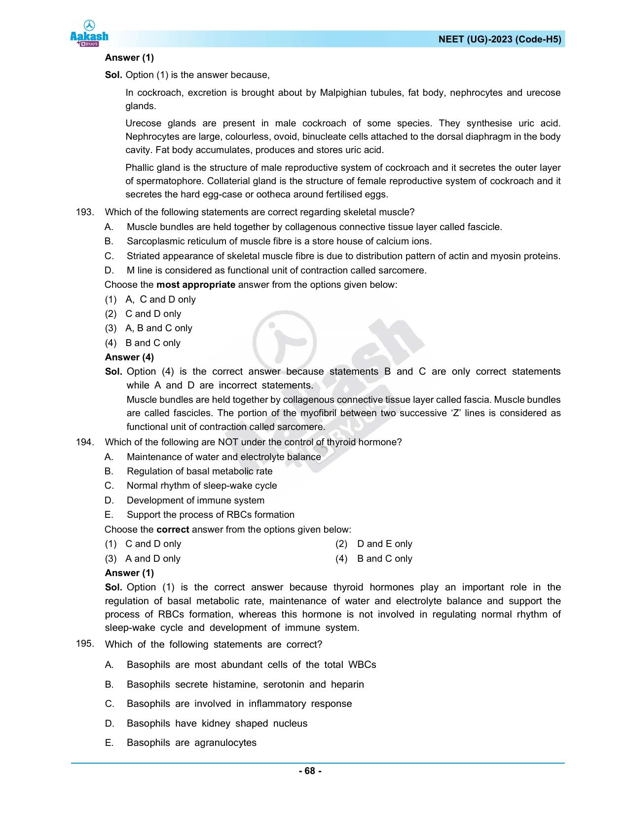 NEET 2023 Question Paper H5 - Page 68