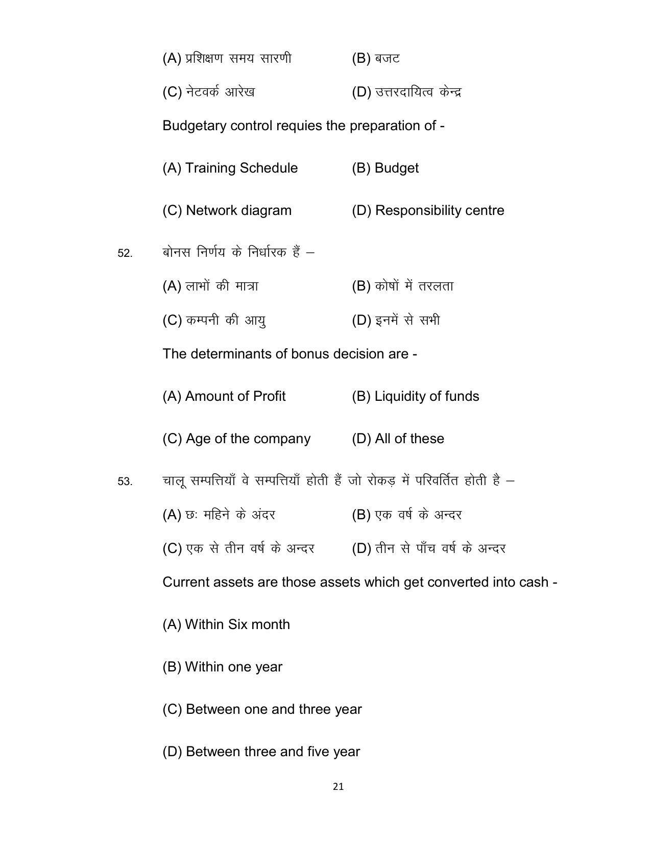Bihar Board 12th Model Paper 2022 -Business Studies - Page 21