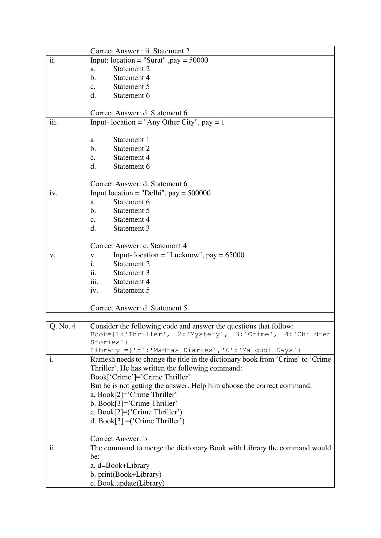 CBSE Class XII Computer Science Question Bank - Page 5