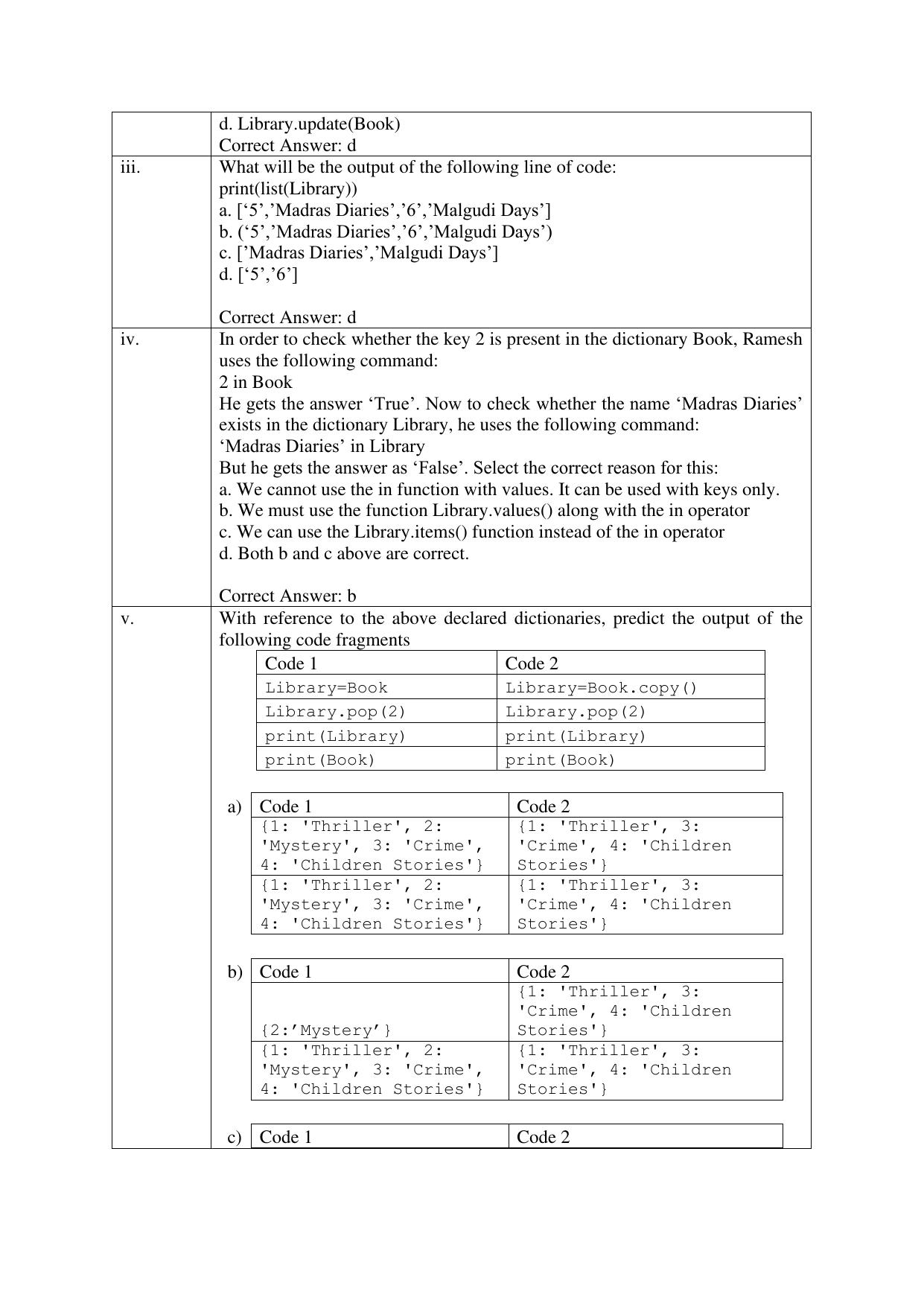 CBSE Class XII Computer Science Question Bank - Page 6