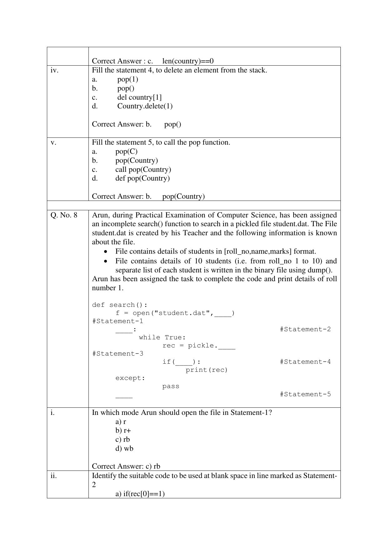 CBSE Class XII Computer Science Question Bank - Page 12