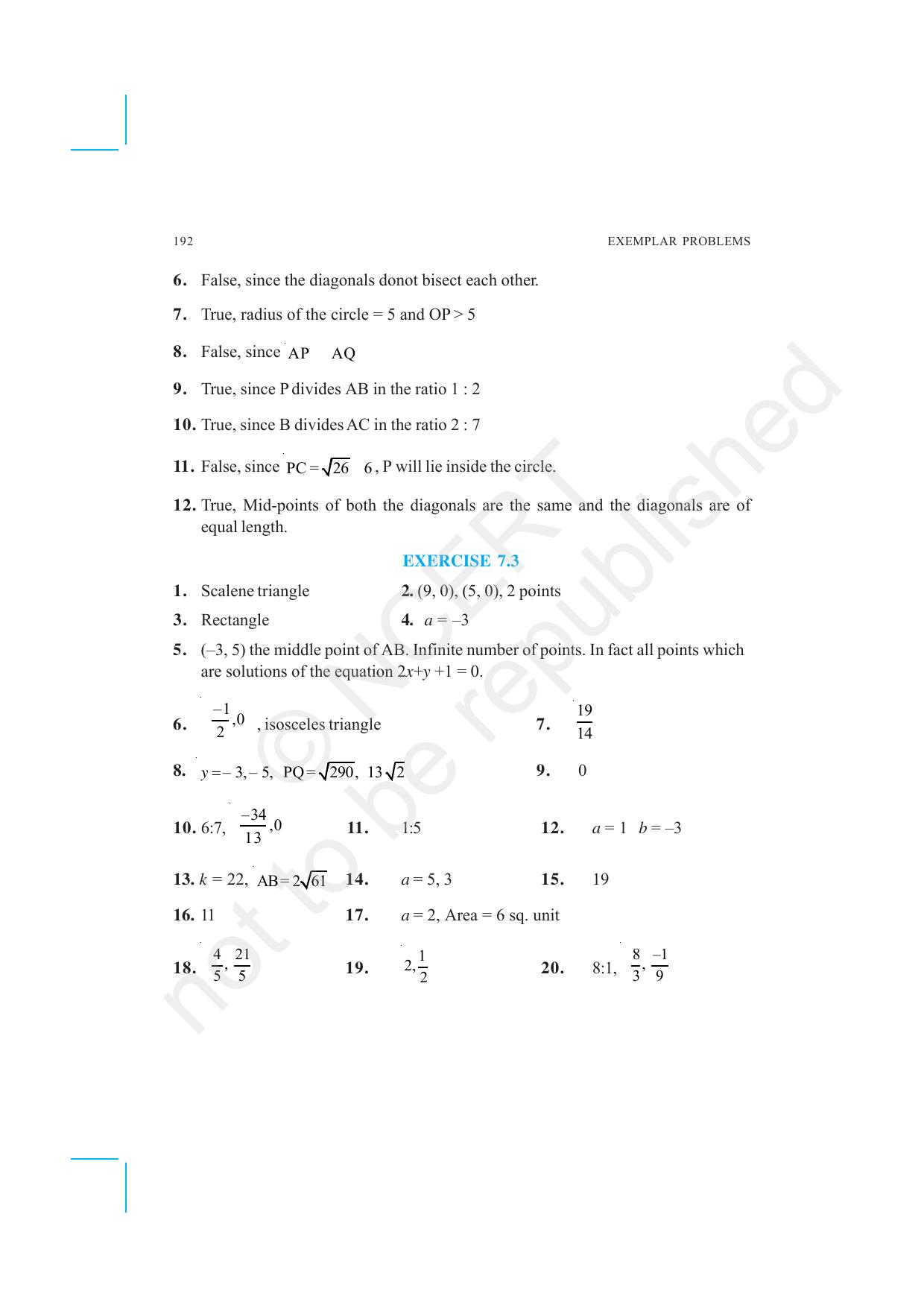 NCERT Exemplar Class 10: Mathematics Answers - Page 10