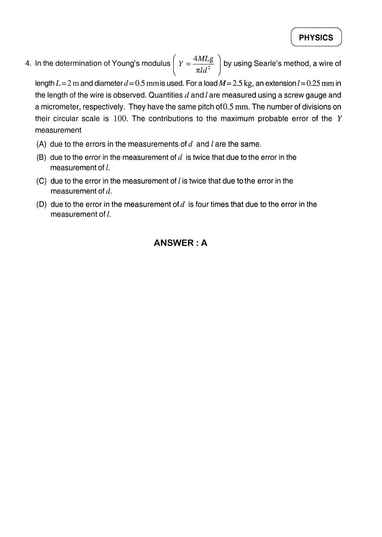 JEE 2012 Paper I Question Paper - Page 3