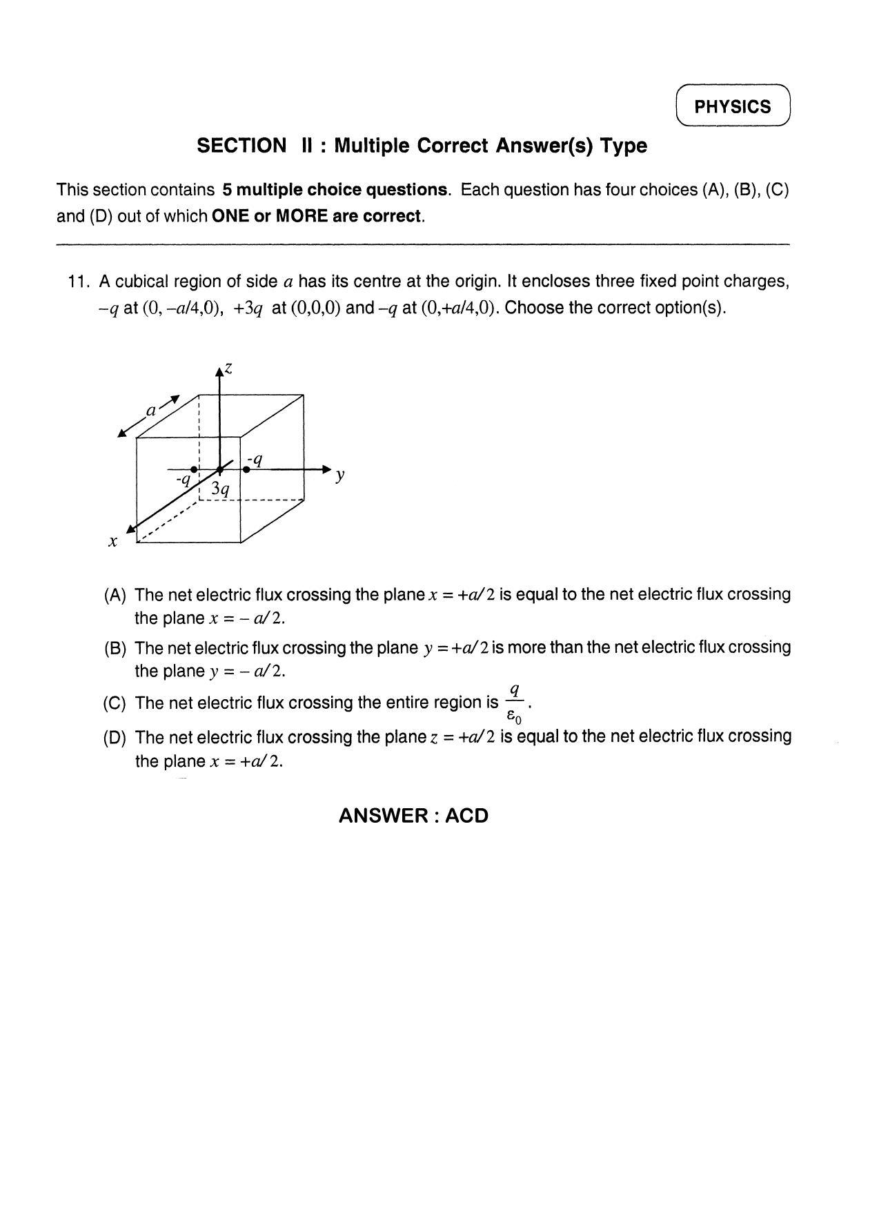 JEE 2012 Paper I Question Paper - Page 7