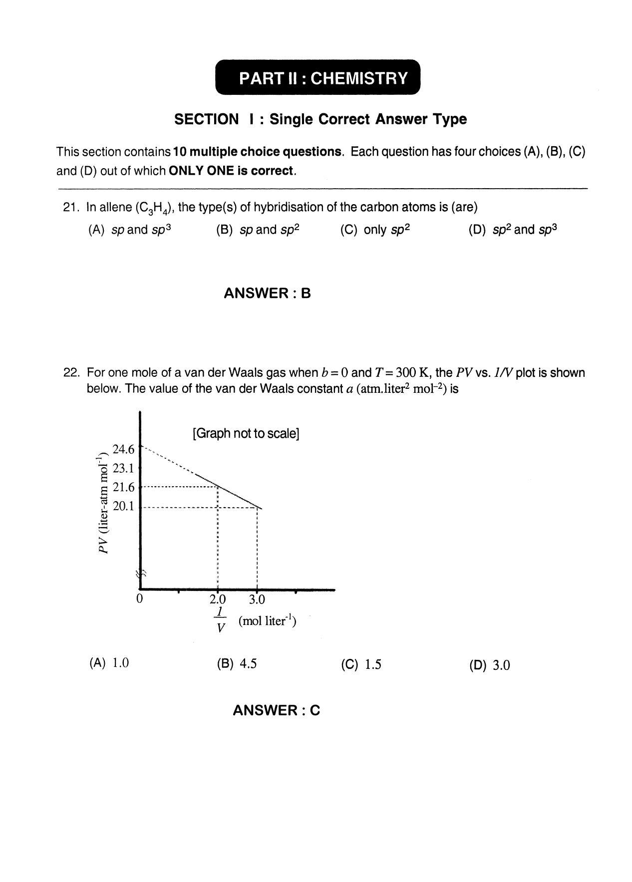 JEE 2012 Paper I Question Paper - Page 12
