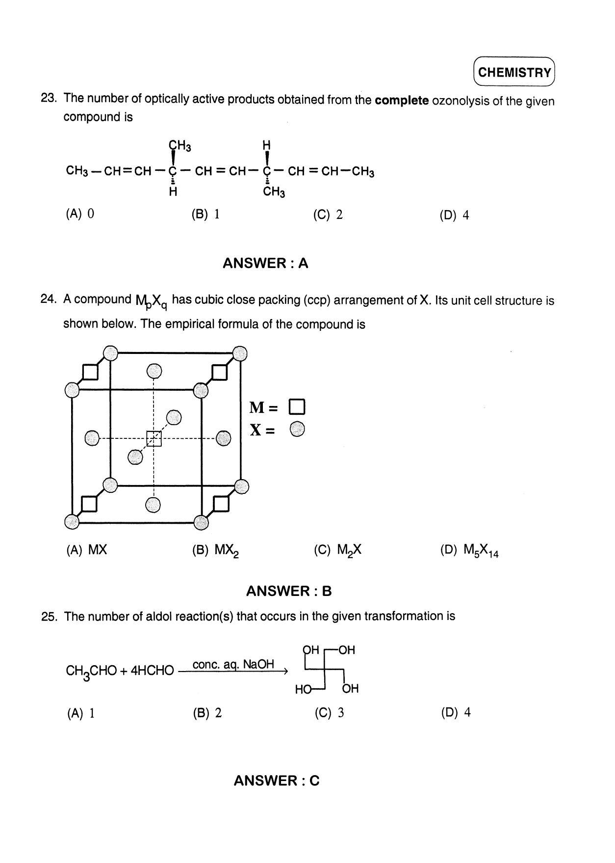 JEE 2012 Paper I Question Paper - Page 13