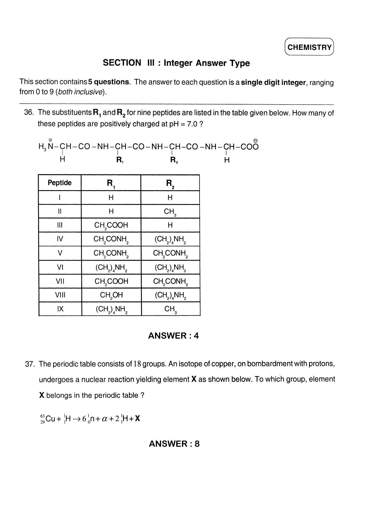 JEE 2012 Paper I Question Paper - Page 17