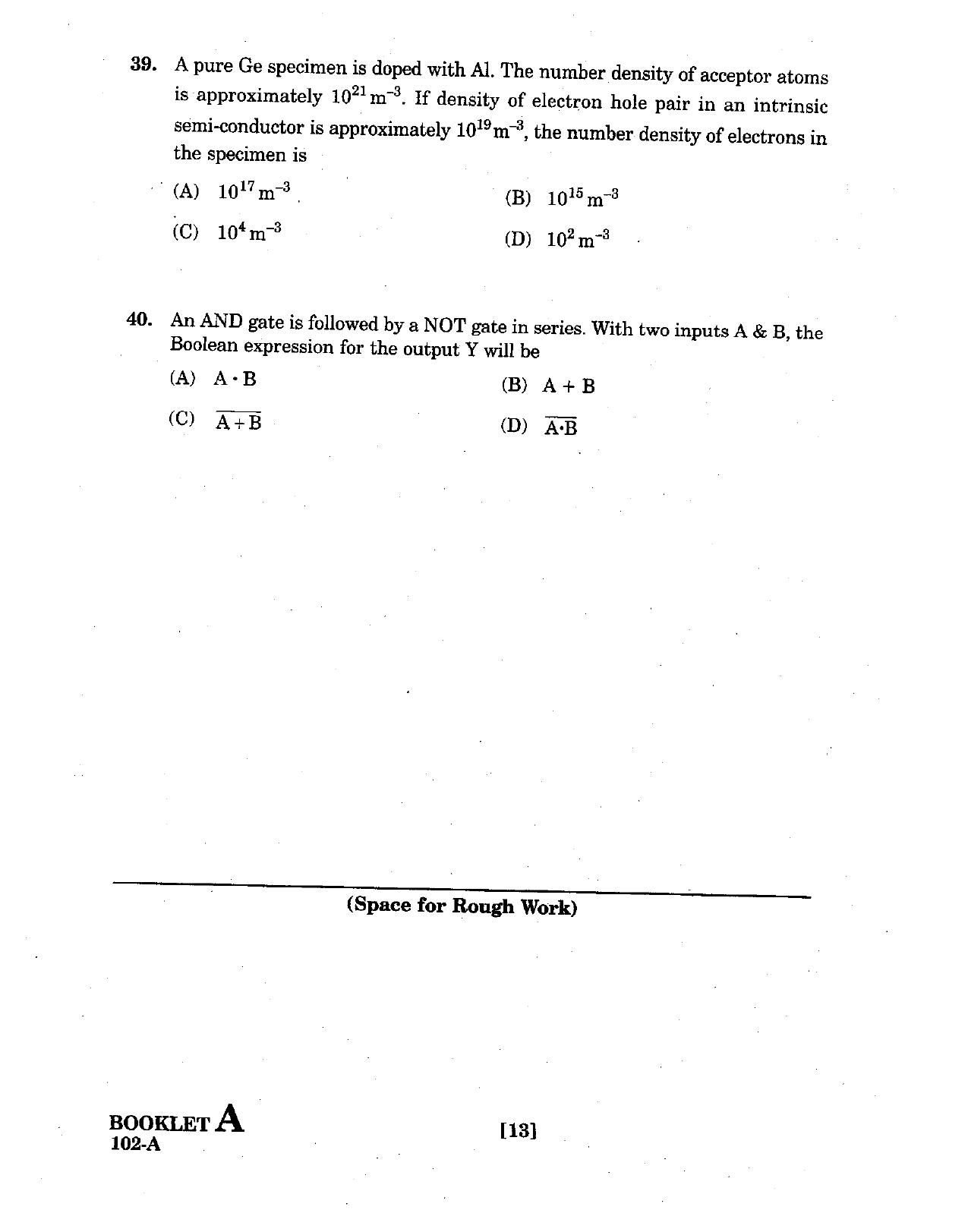 GUJCET 2008 Physics & Chemistry Question Paper - Page 11