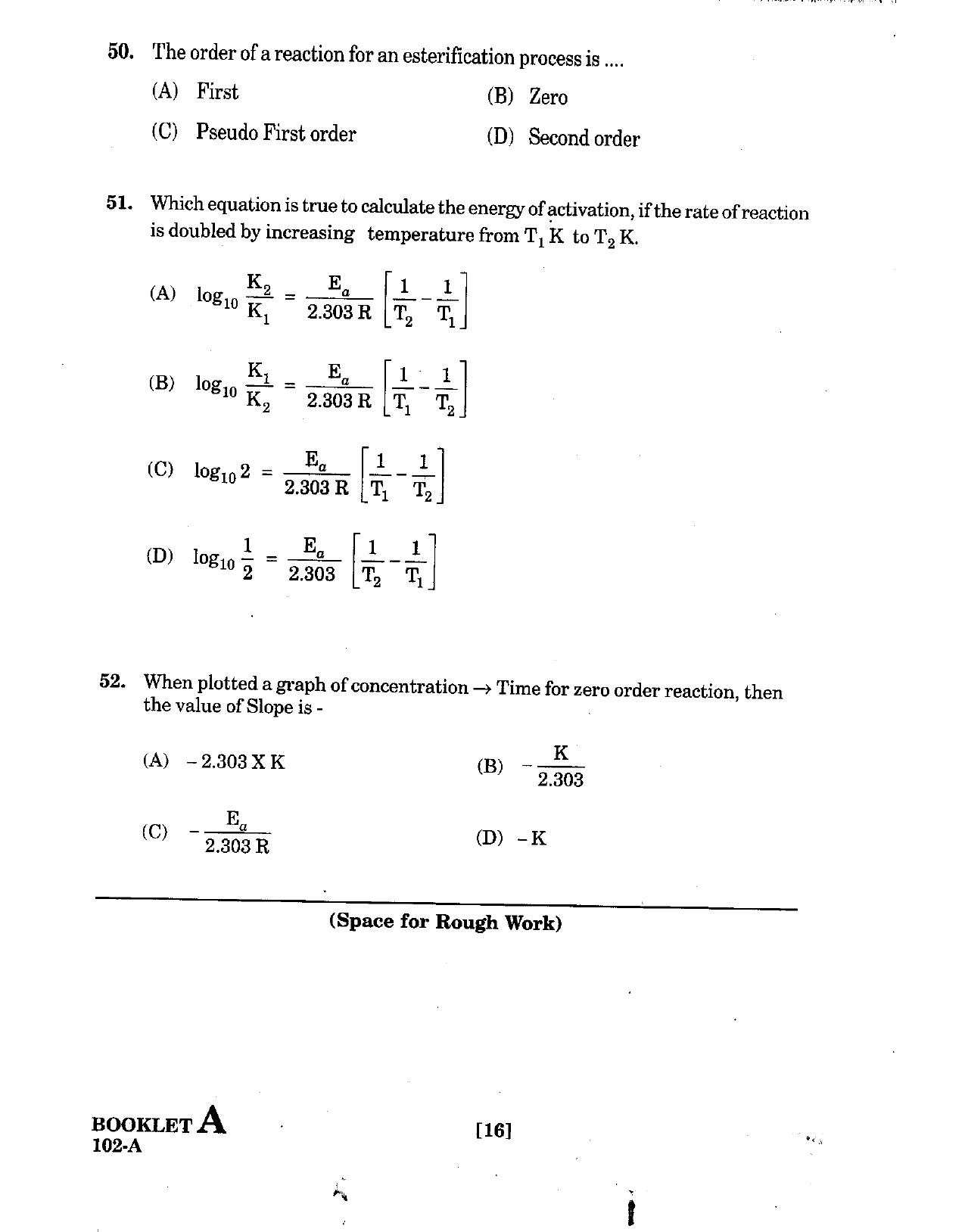 GUJCET 2008 Physics & Chemistry Question Paper - Page 14