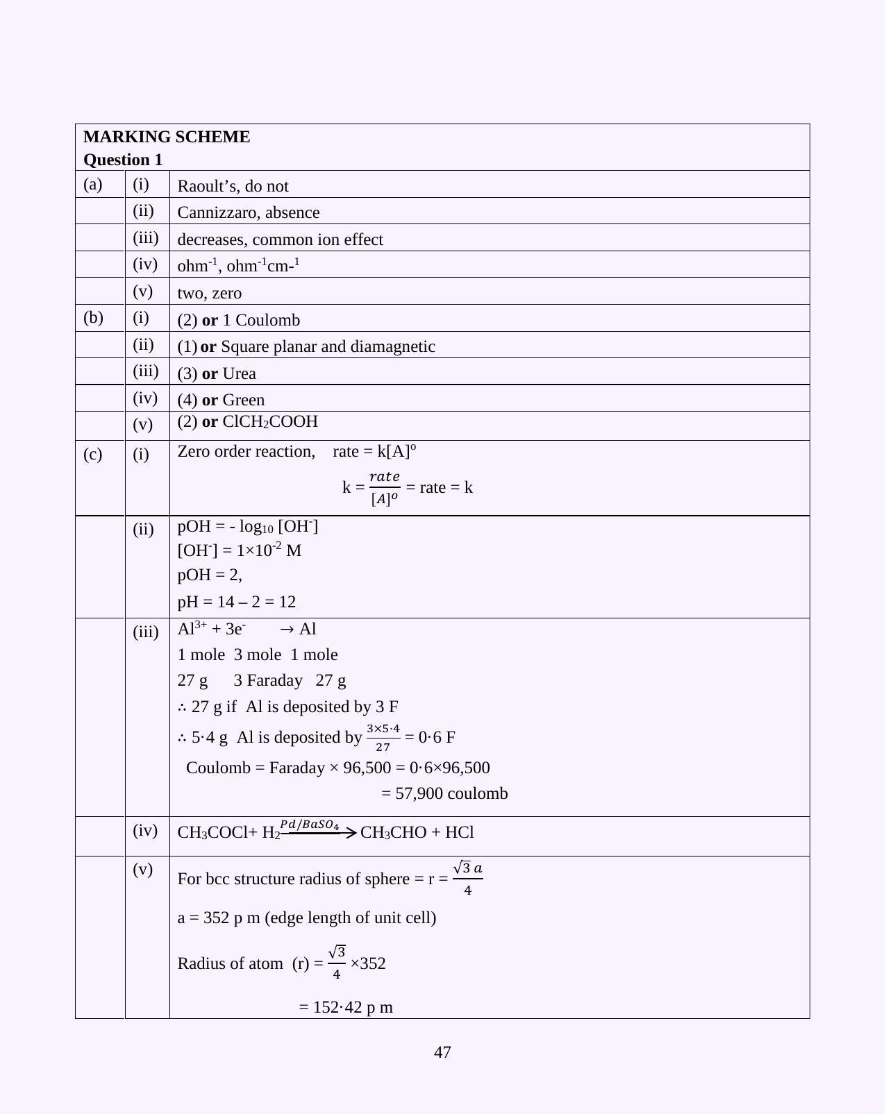 ISC Class 12 2016 Chemistry Question Paper Solutions - Page 8
