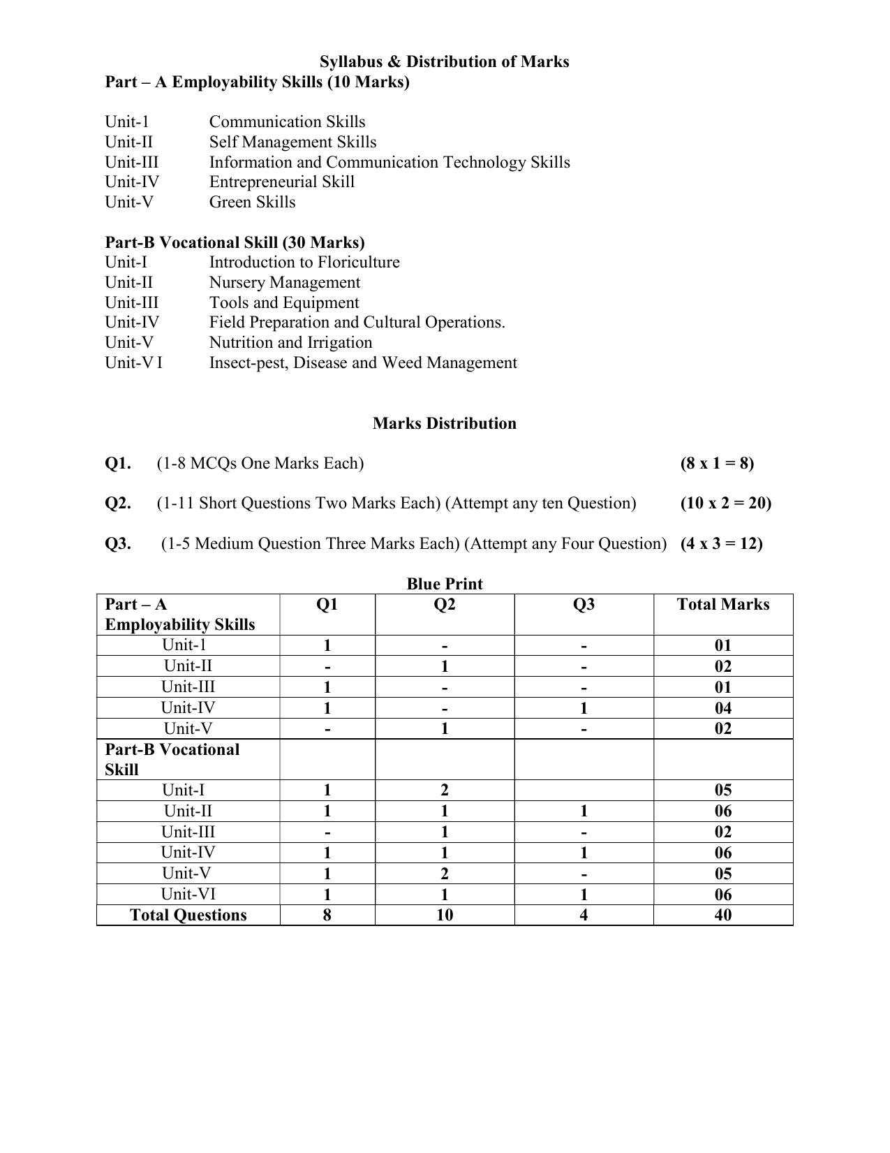HPBOSE Class 11th Agriculture Sample Question Papers 2025 - Page 3