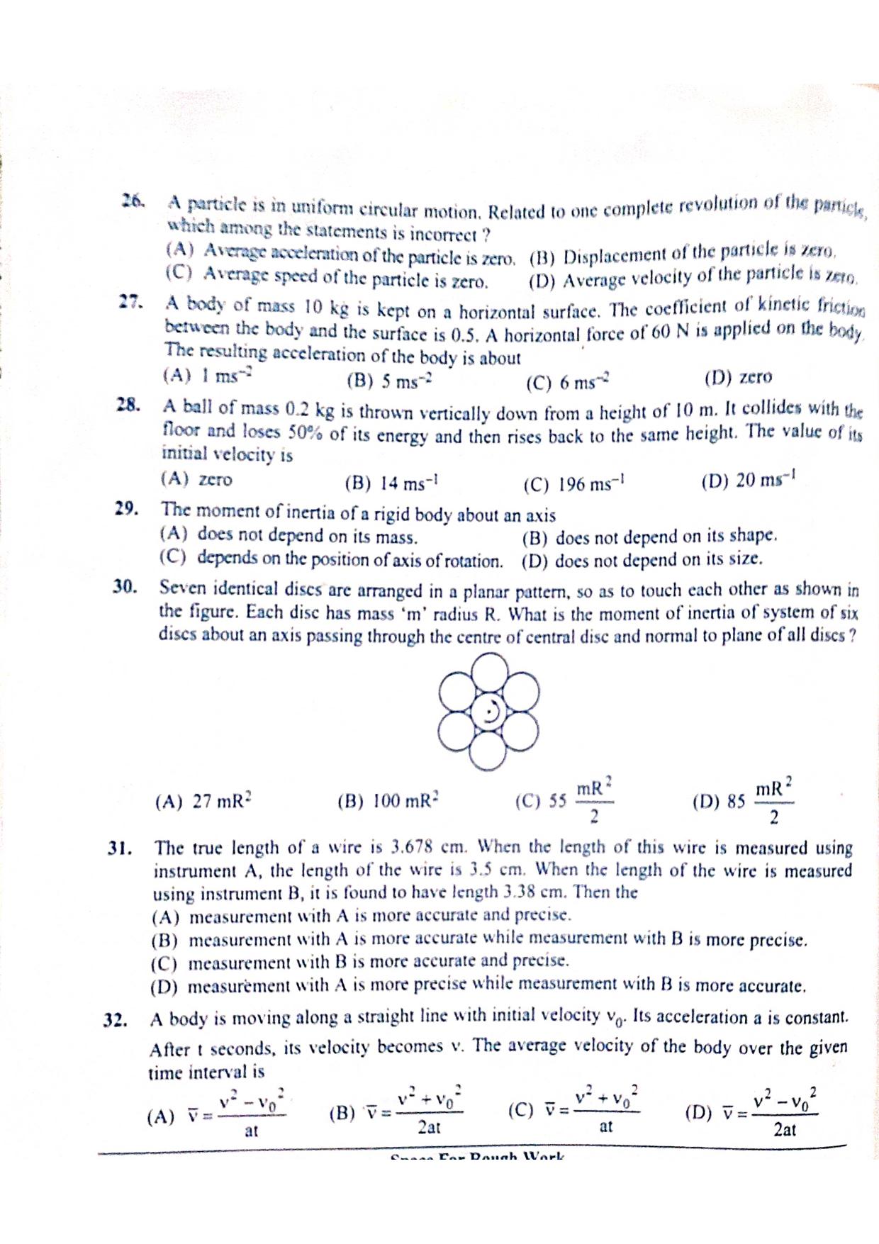 KCET 2023 Physics B2 Question Paper - Page 6