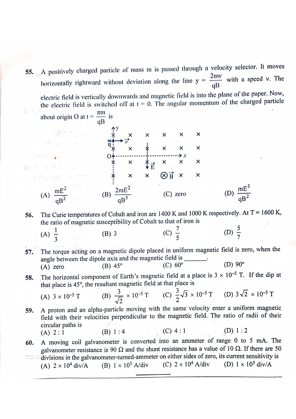 KCET 2023 Physics B2 Question Paper - Page 11