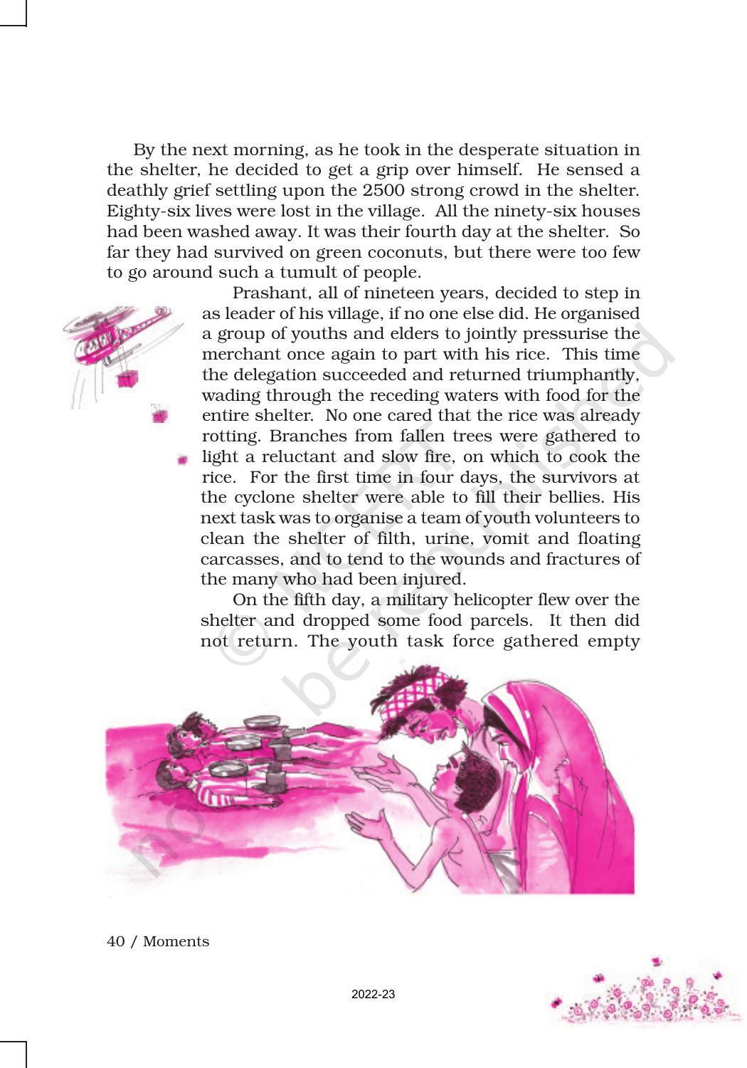 NCERT Book for Class 9 English Moment Chapter 6 Weathering the Storm in Ersama - Page 4