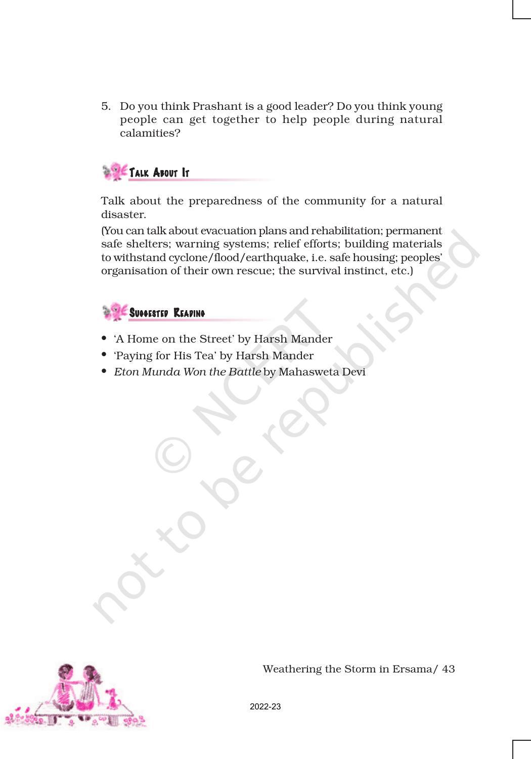 NCERT Book for Class 9 English Moment Chapter 6 Weathering the Storm in Ersama - Page 7