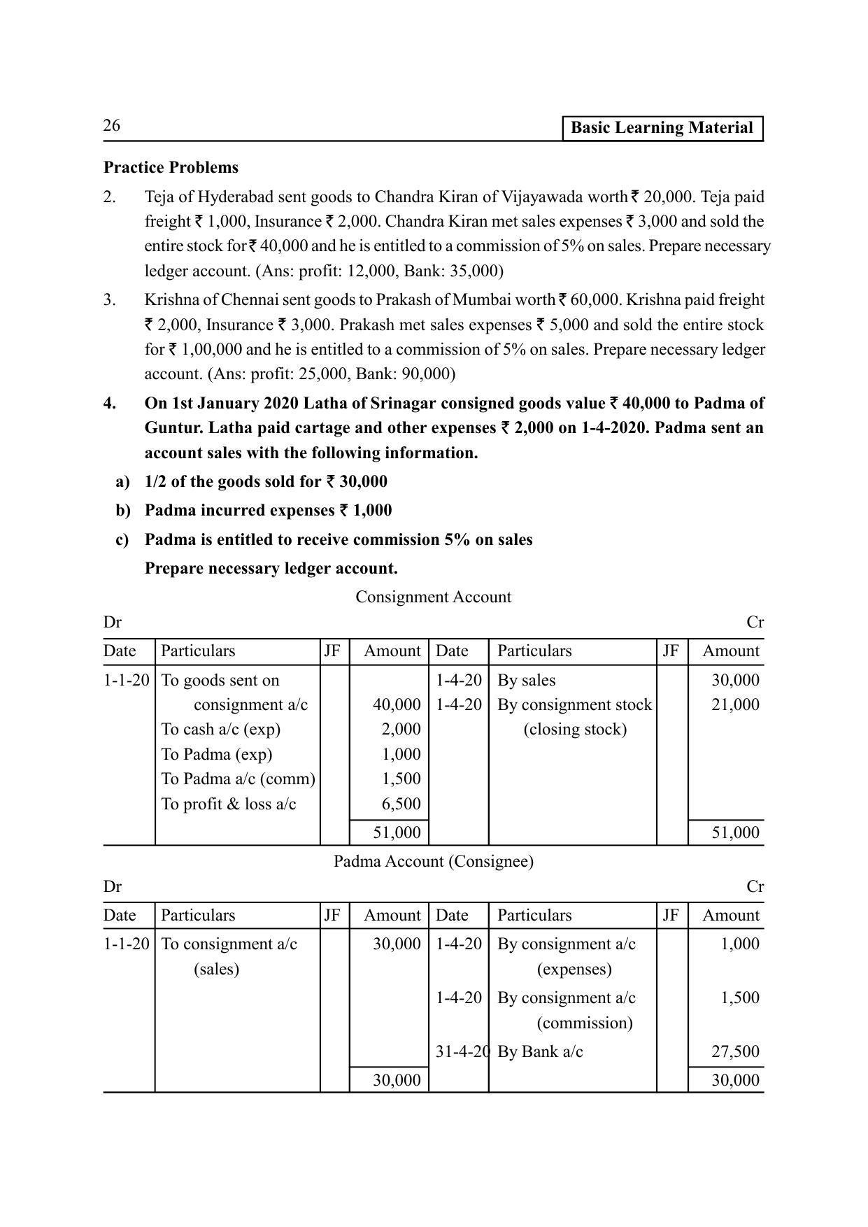 TS SCERT Inter 2nd Year Commerce &Accts II yr EM Path 1 (Telugu Medium) Text Book - Page 31