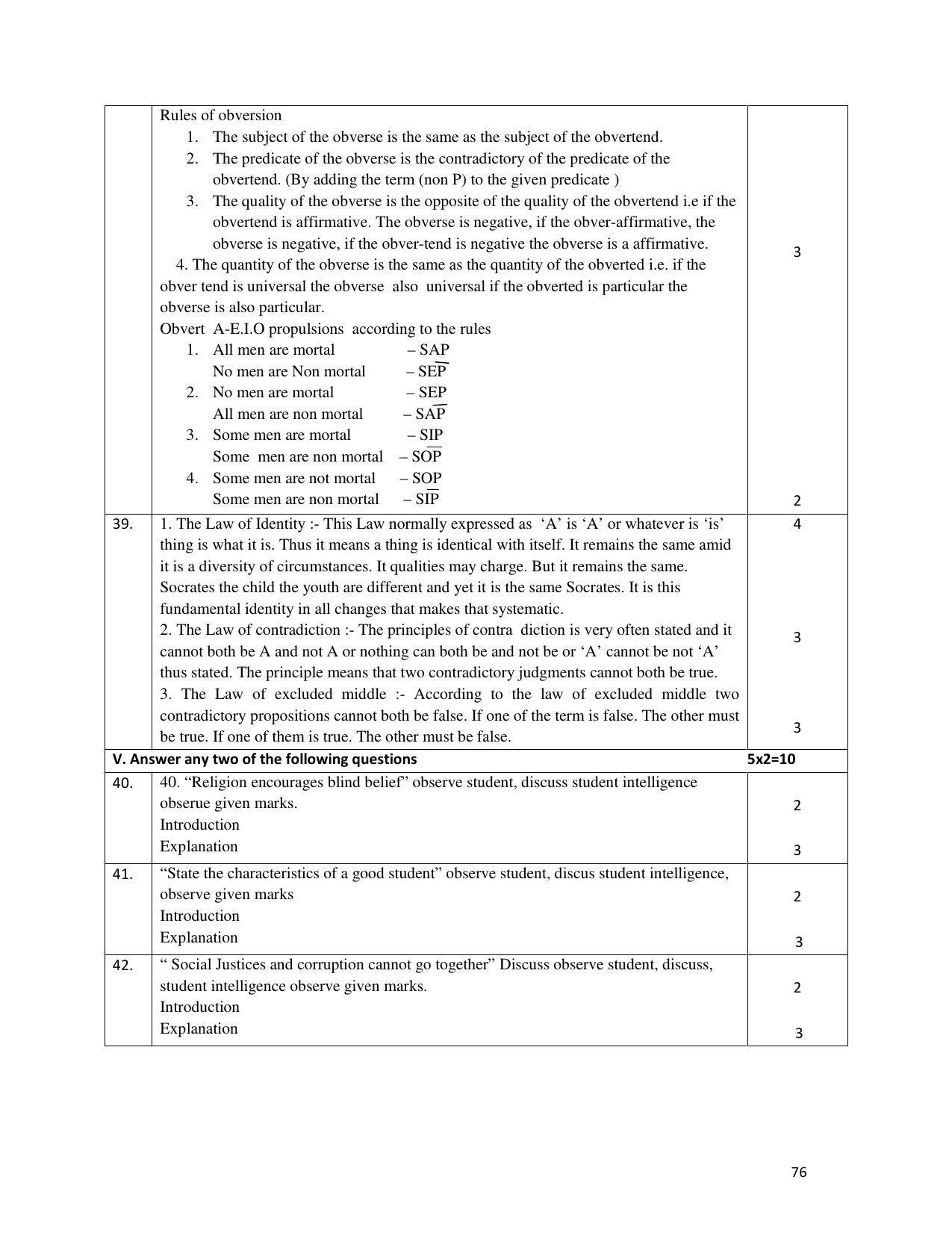 Karnataka 1st PUC Question Bank for Logic - Page 76