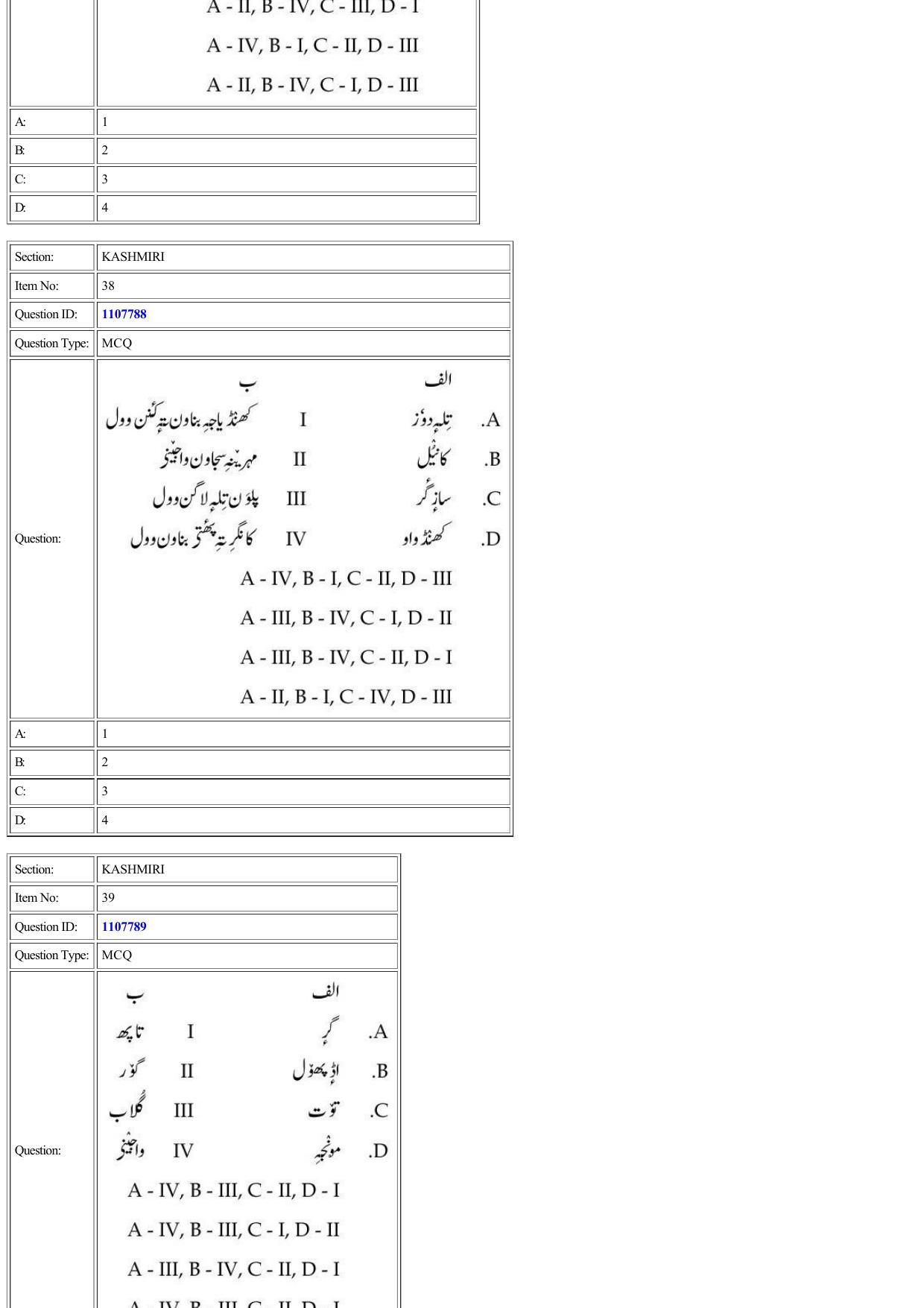 CUET 2022 Question Paper of Kashmiri - Page 26