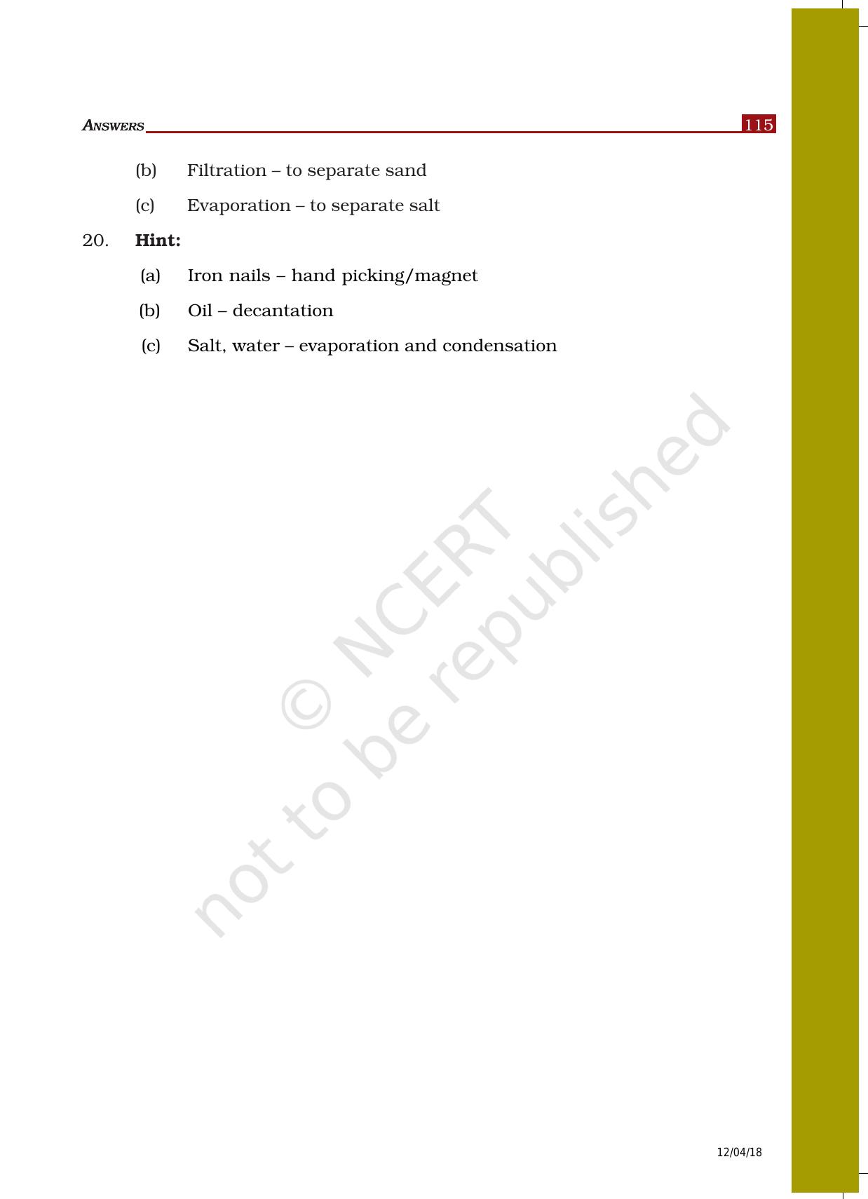 NCERT Exemplar Class 6: Science - Answers - Page 13