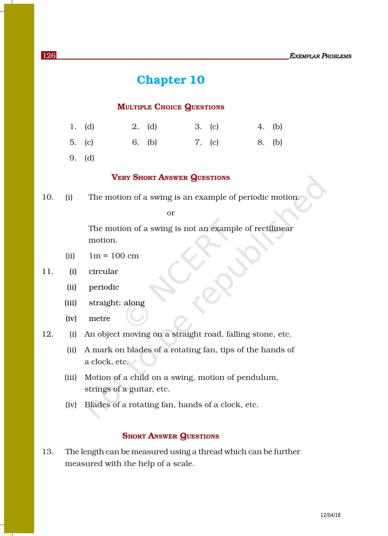 NCERT Exemplar Class 6: Science - Answers - Page 24