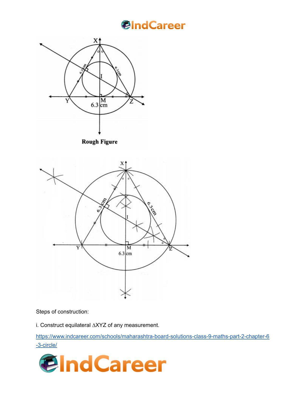 Maharashtra Board Solutions Class 9-Maths (Part 2): Chapter 6.3- Circle - Page 11