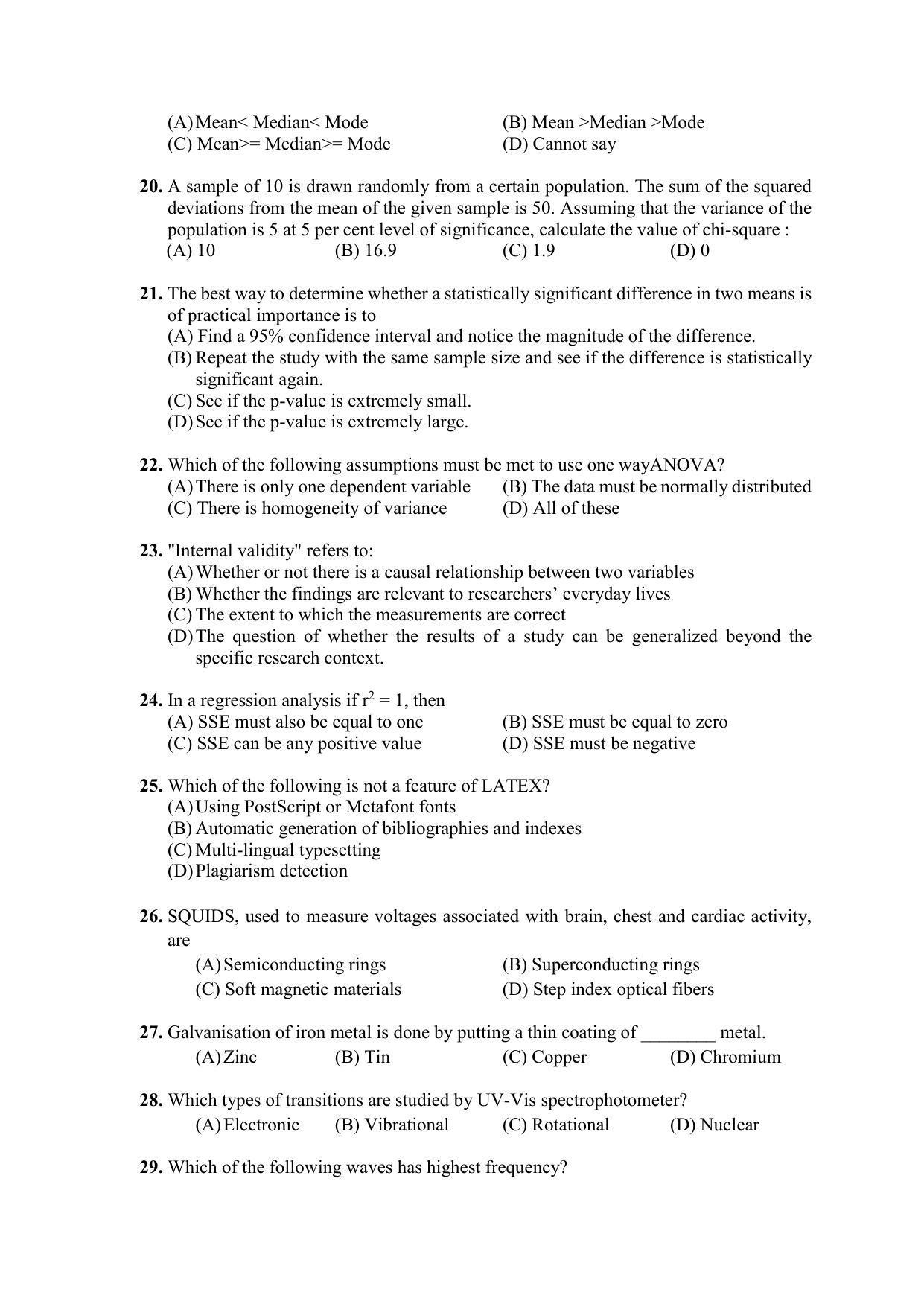 PU MPET Applied Science 2020 Question Papers - Page 3