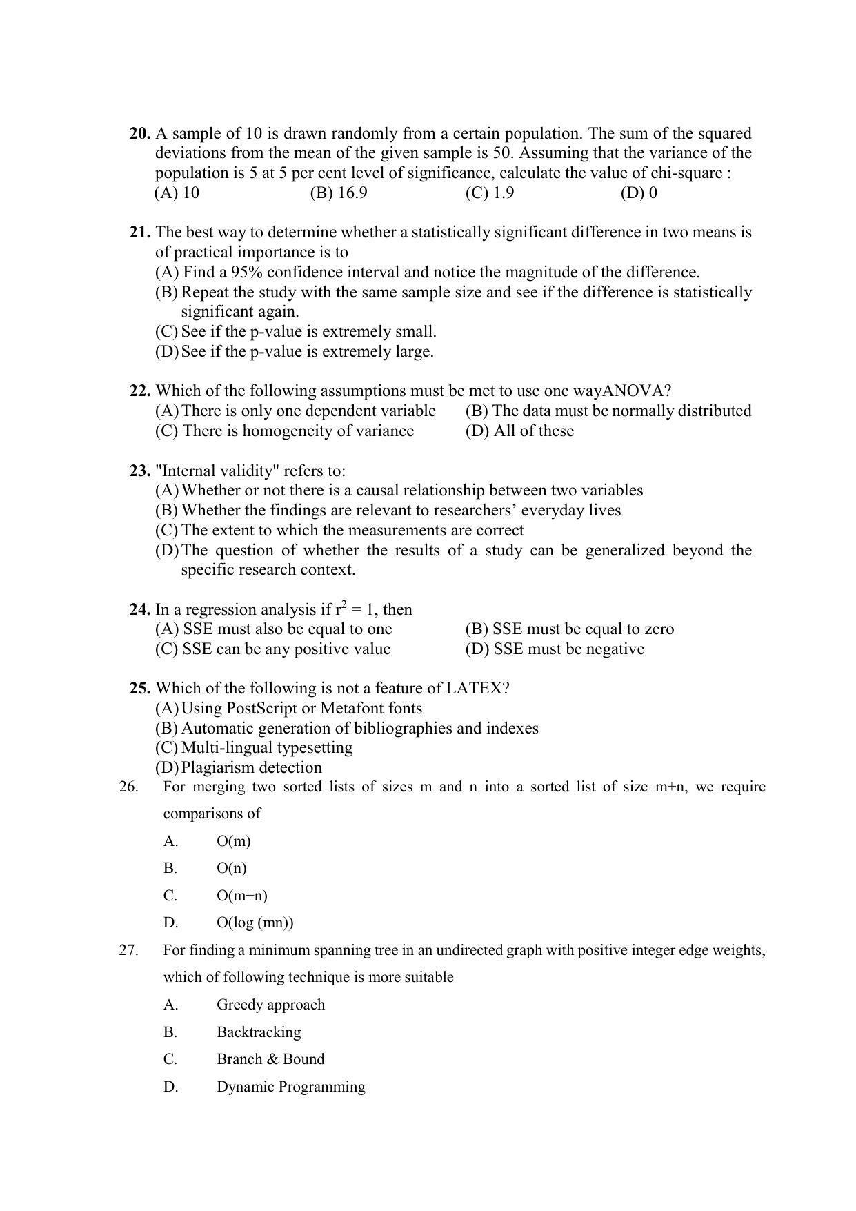 PU MPET Applied Science 2020 Question Papers - Page 20
