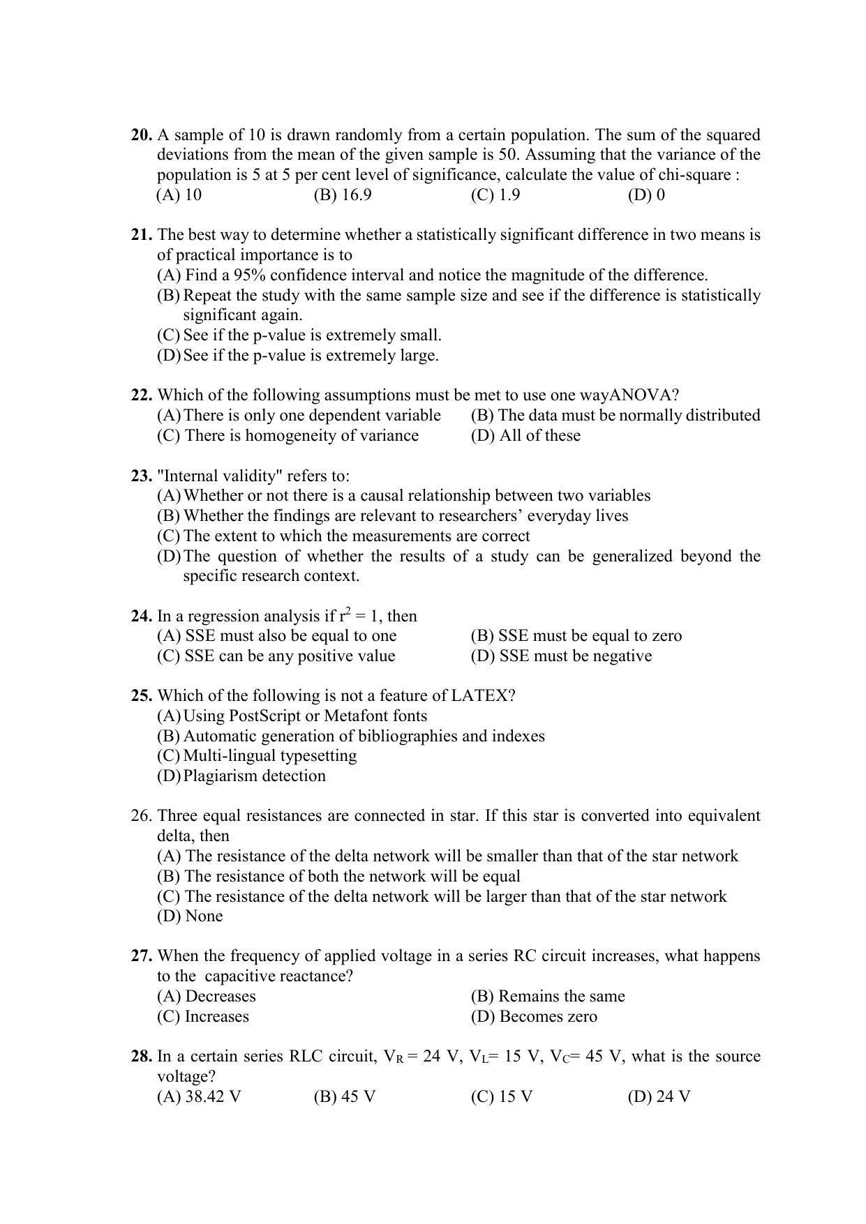 PU MPET Applied Science 2020 Question Papers - Page 27