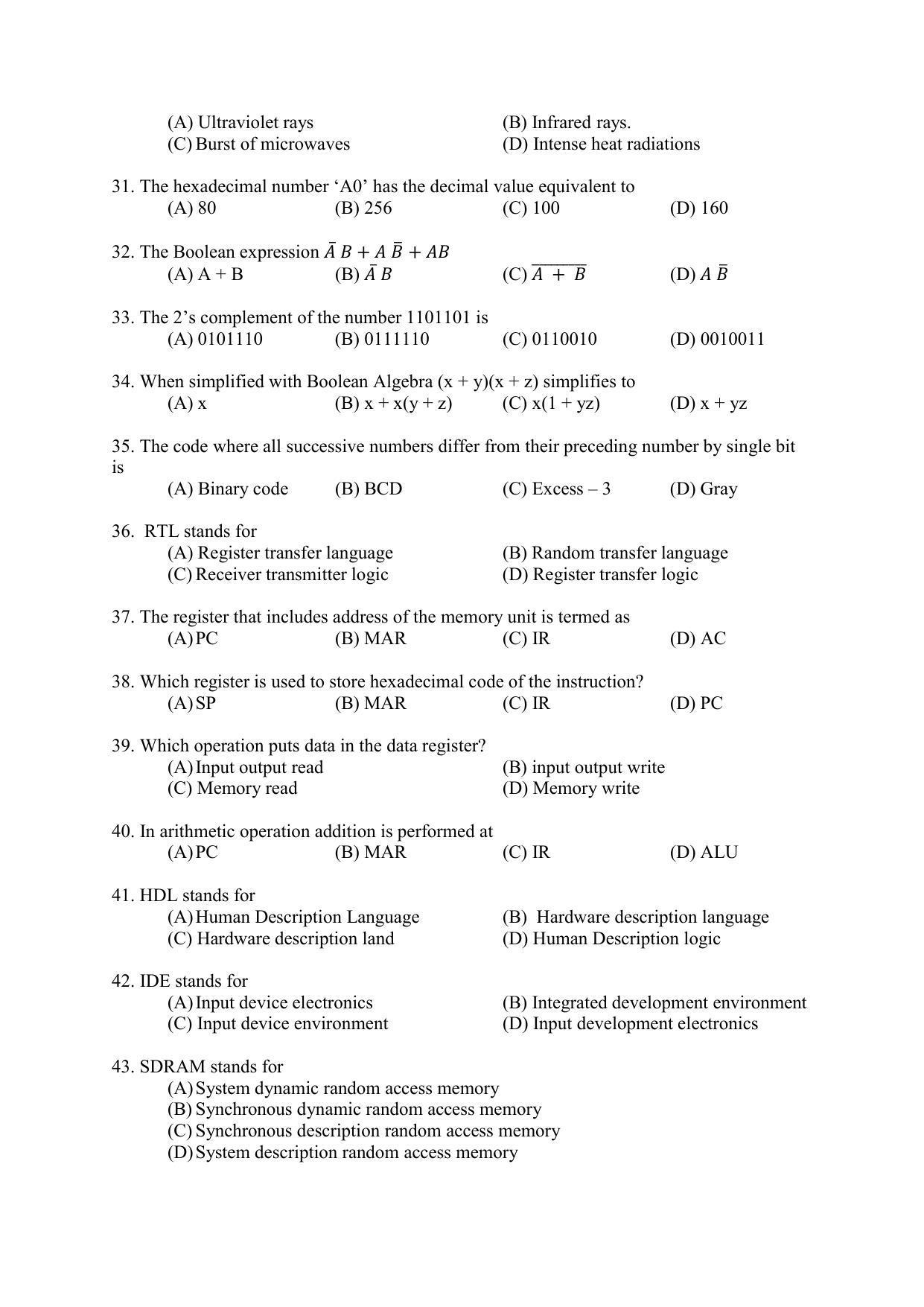 PU MPET Applied Science 2020 Question Papers - Page 51