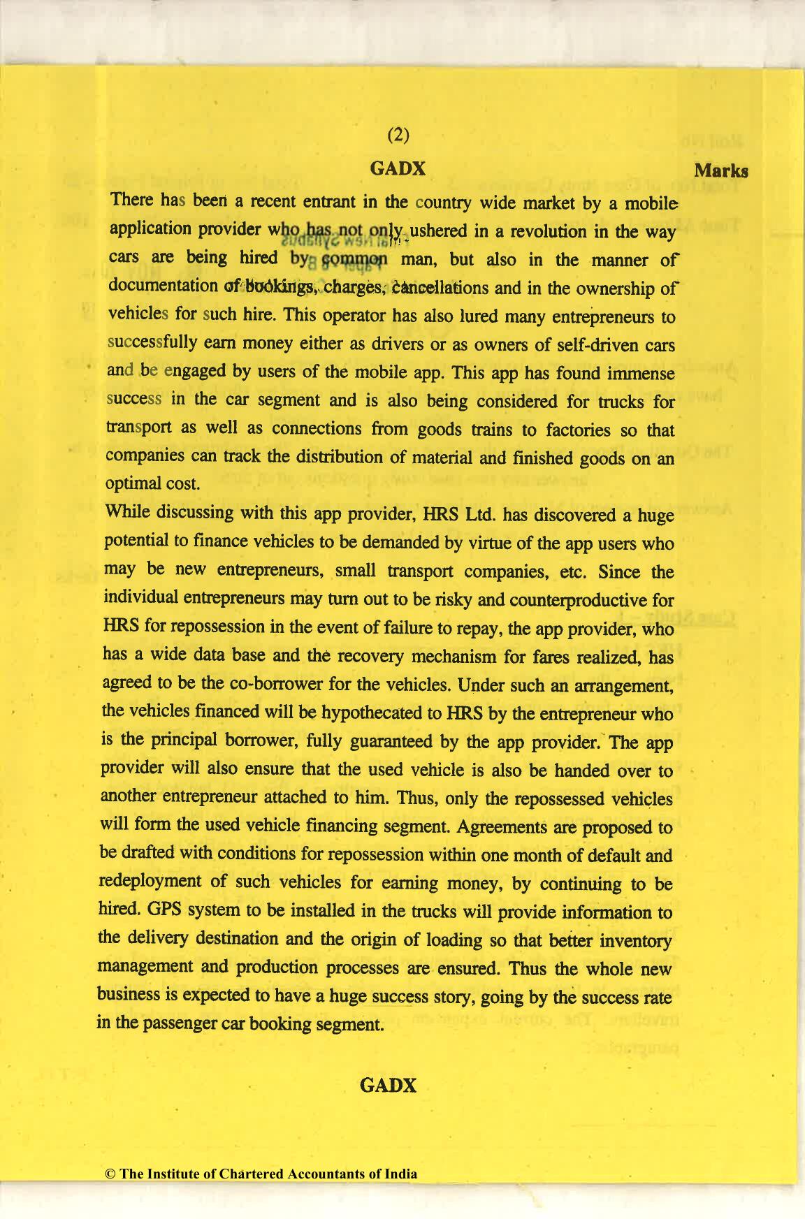 CA Final Nov 2018 Question Paper - Paper 6B – Financial Services and Capital Markets - Page 2