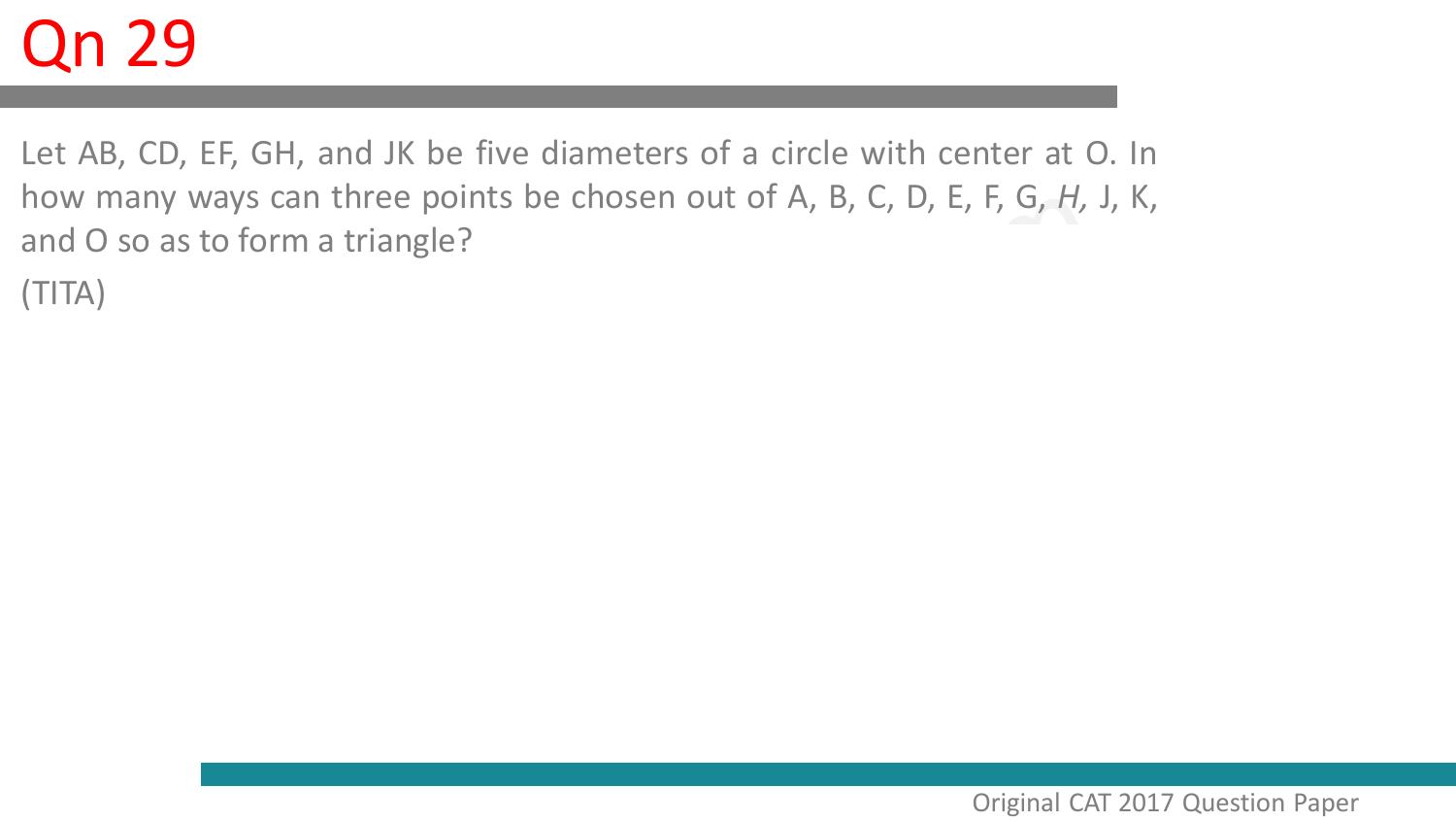CAT 2017 CAT QA Slot 1 Question Paper - Page 30