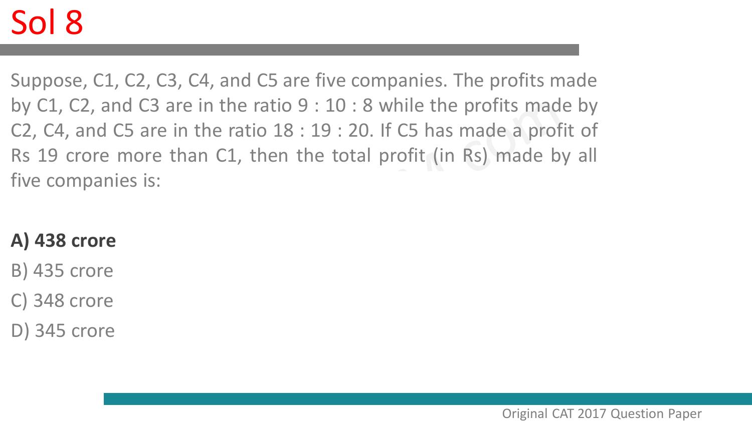 CAT 2017 CAT QA Slot 1 Question Paper - Page 44
