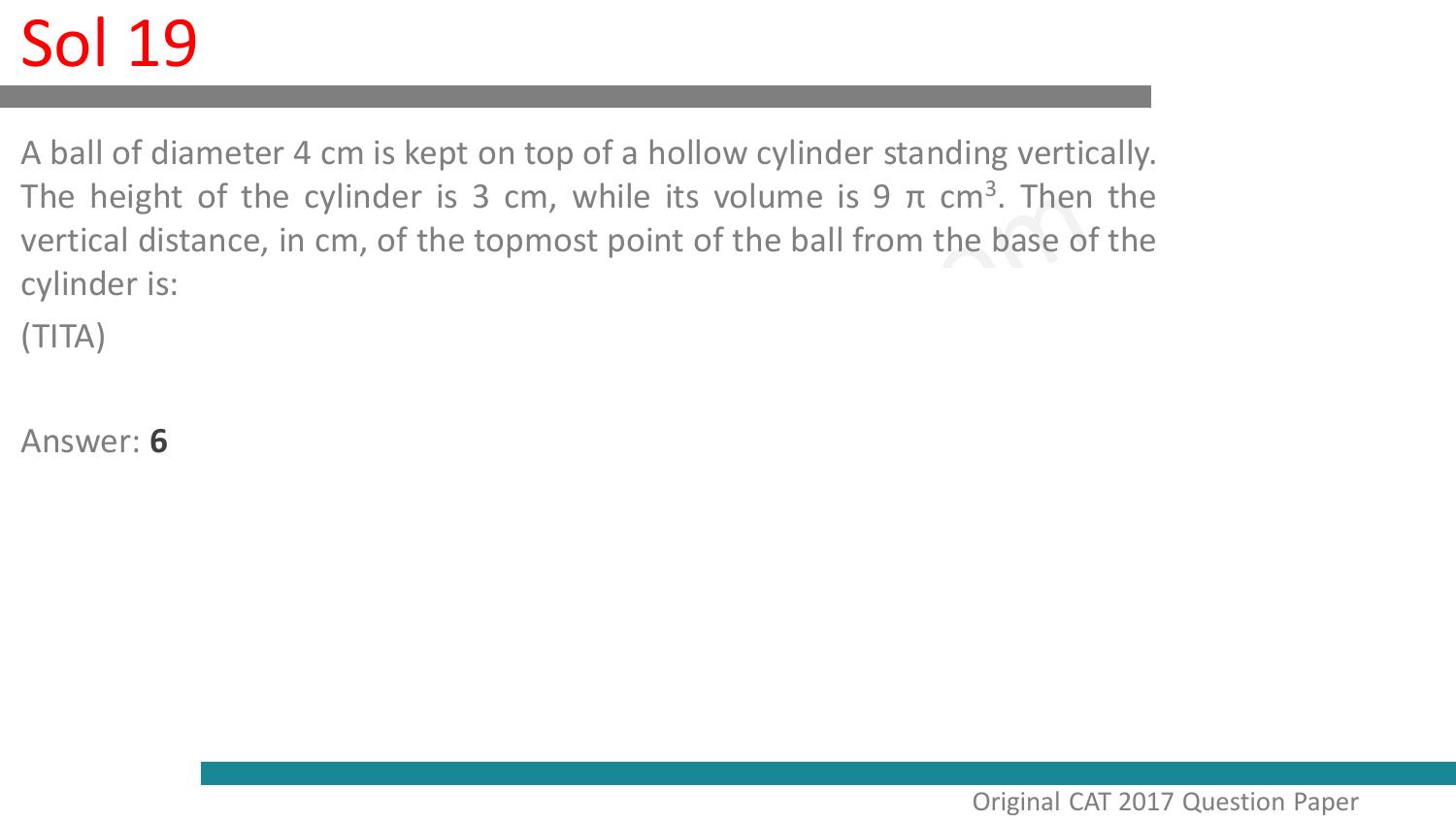 CAT 2017 CAT QA Slot 1 Question Paper - Page 55