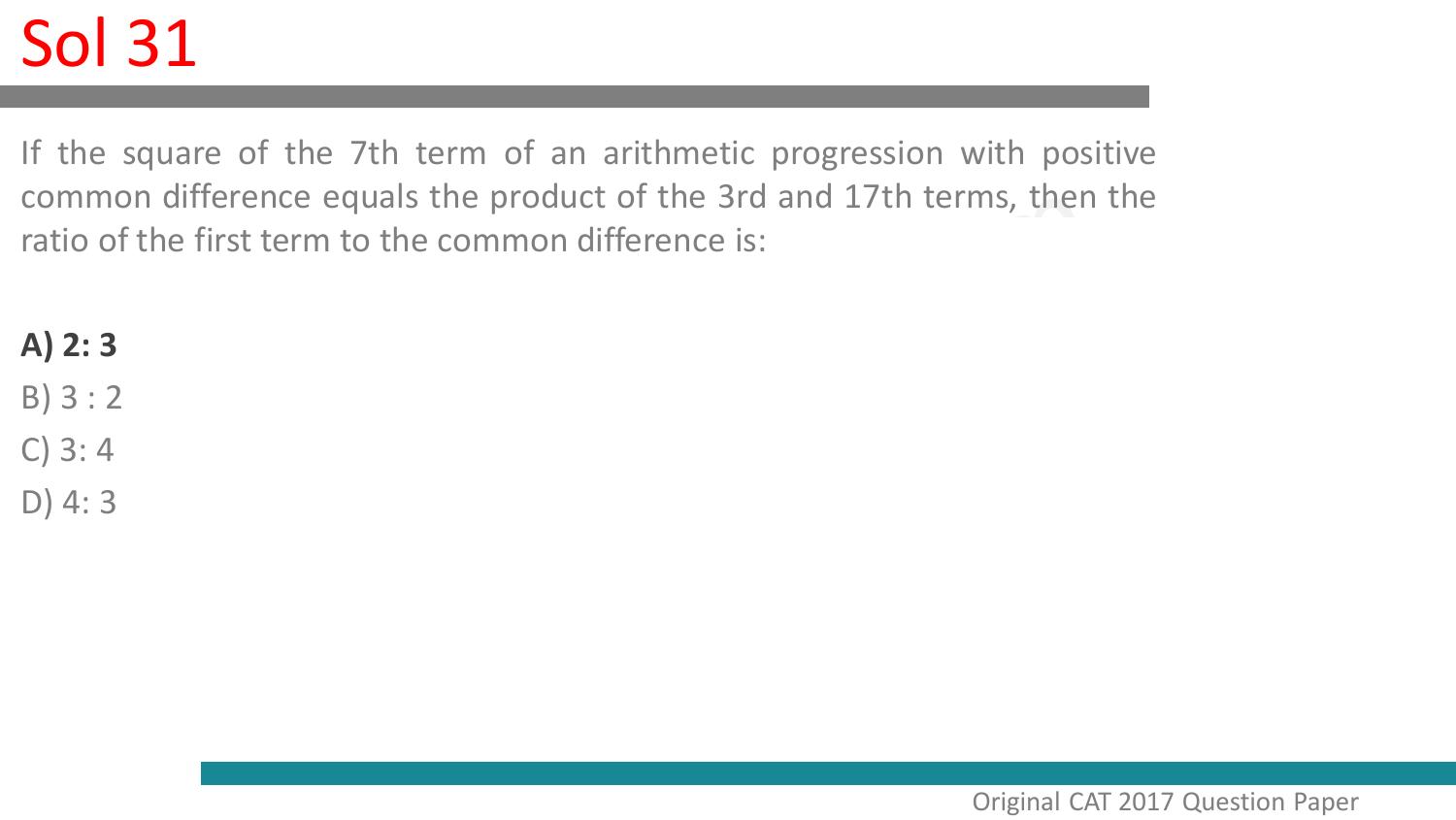 CAT 2017 CAT QA Slot 1 Question Paper - Page 67