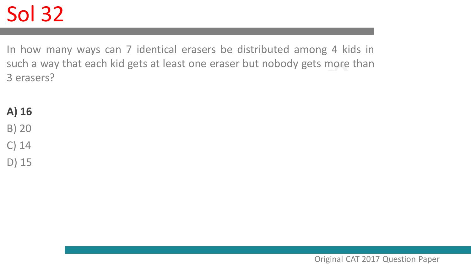 CAT 2017 CAT QA Slot 1 Question Paper - Page 68