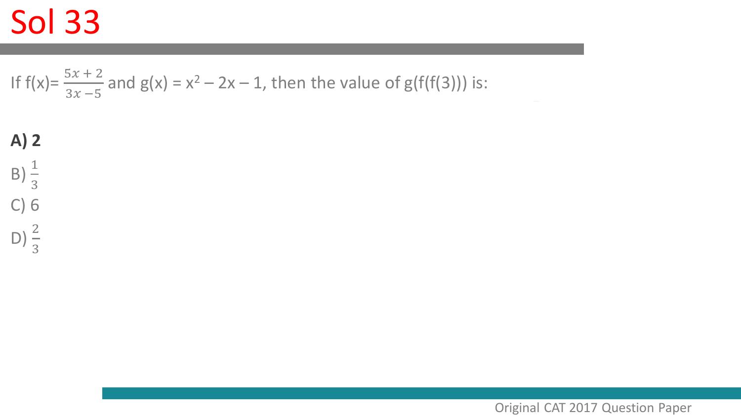 CAT 2017 CAT QA Slot 1 Question Paper - Page 69