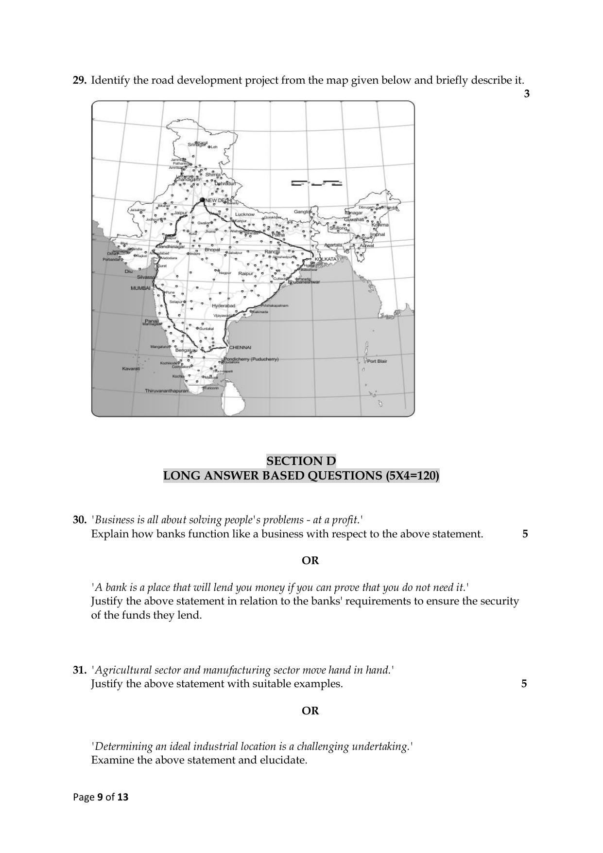 CBSE Class 10 Social Science Practice Questions 2022-23 - Page 9